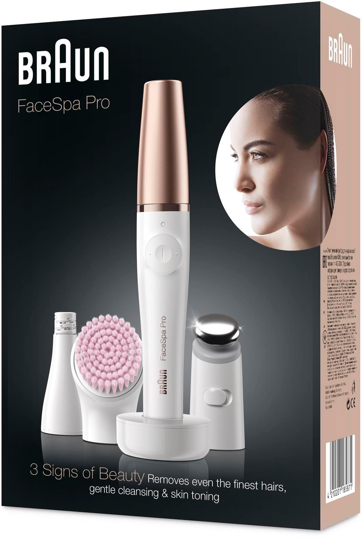 Braun Épilateur »FaceSpa Pro 912« 1 cuis Aufsätze mit 3 Extras