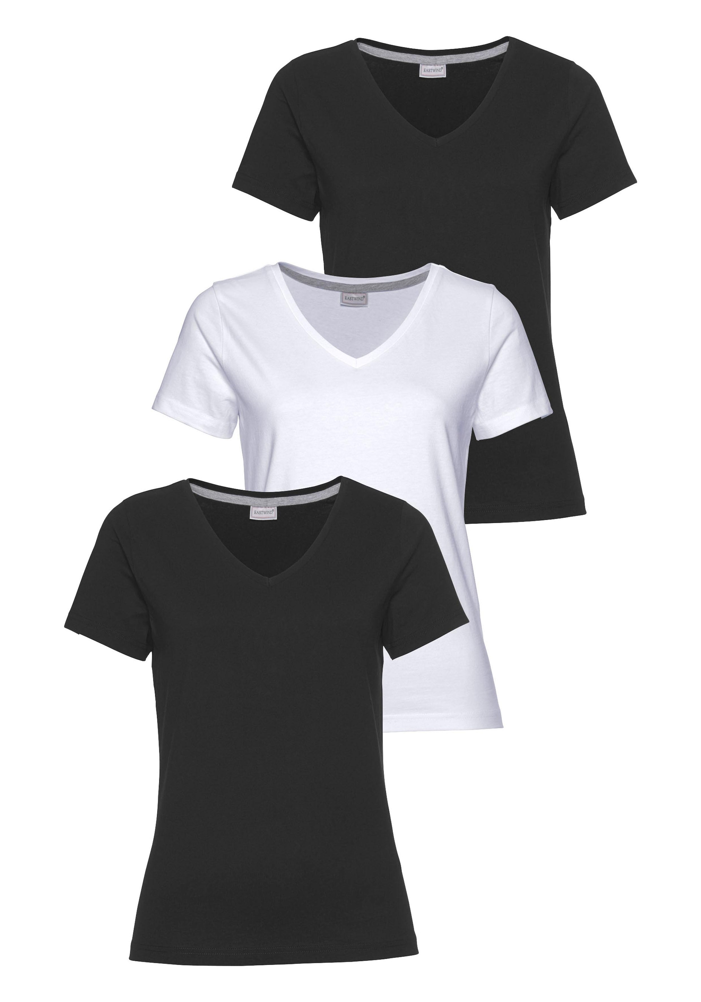 T-Shirt, (Spar-Set, 3er-Pack)