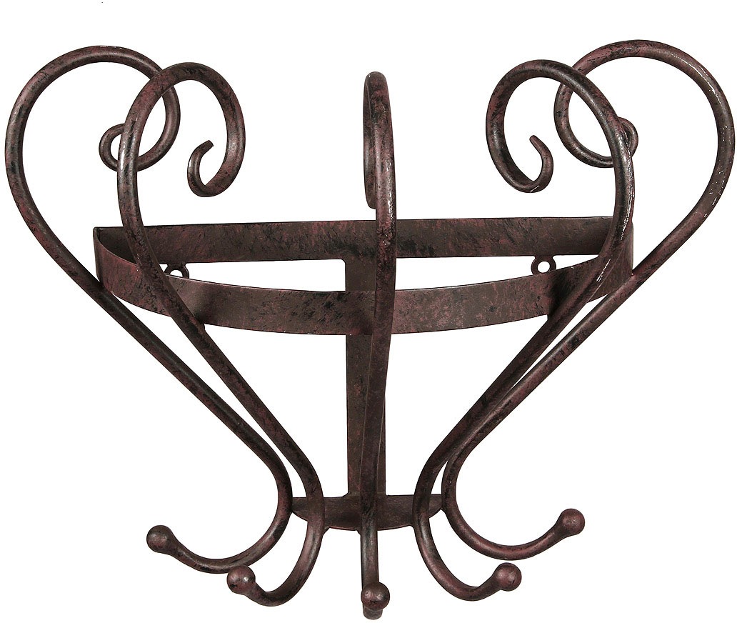 Image of Ambiente Haus Garderobenhaken »Garderobe mit Keramik - antikbraun 34cm«, (1 St.) bei Ackermann Versand Schweiz