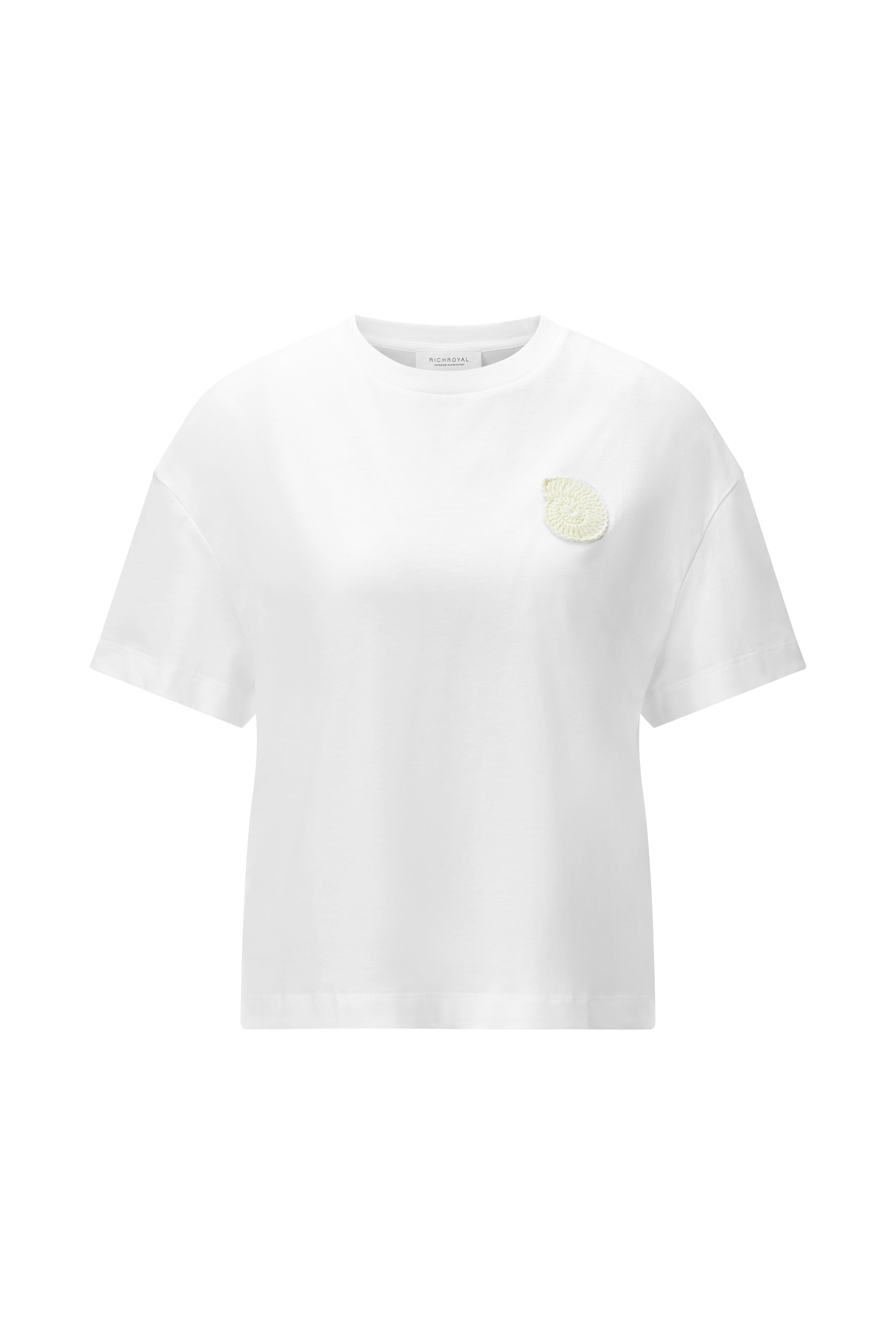 Image of RICHROYAL T-Shirt Regular fit mit Muscheldetail