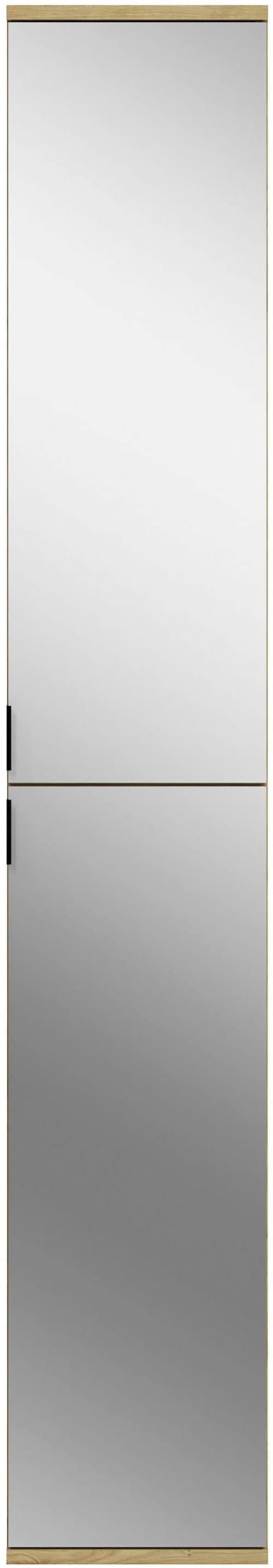 INOSIGN Garderoben-Set »Trondheim, 91 cm, best. aus 2 Schränken, 6 Spiegeltüren, 15 Fächer«, (Set, 2 St.), inkl. ausziehbarer Kleiderstange, Garderobenschrank, Kleiderschrank