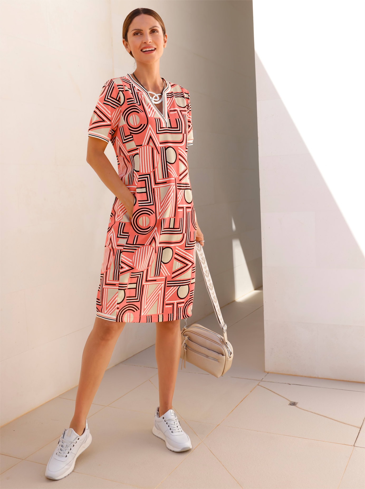 Image of Inspirationen Sweatkleid "Sweatkleid" Nahttasche