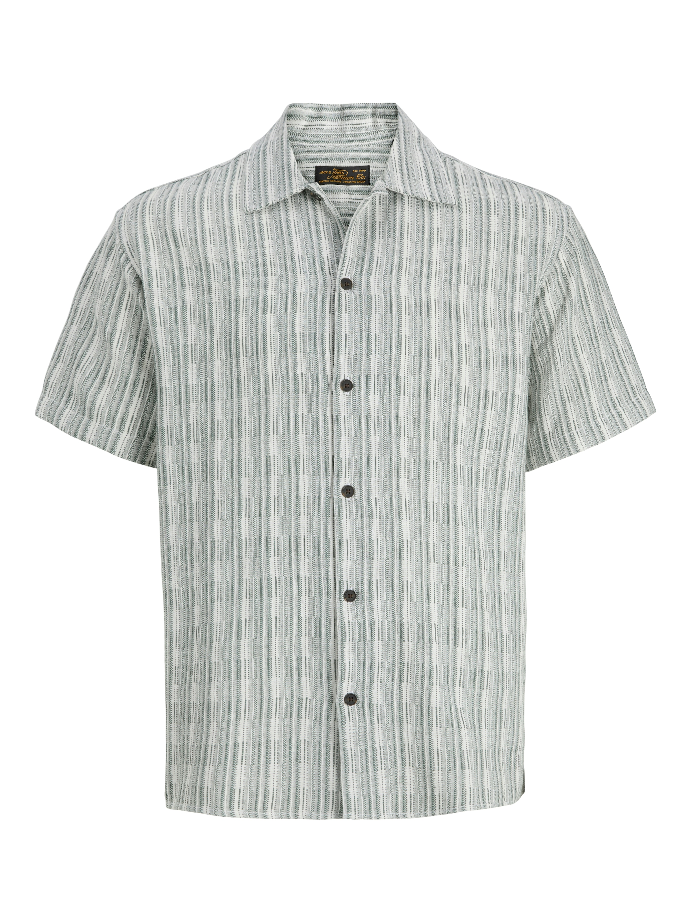 Jack & Jones Kurzarmhemd »JPRBLUTIAGO STRUCTURE SS RESORT SHIRT SN« Baumwolle, locker geschnitten
