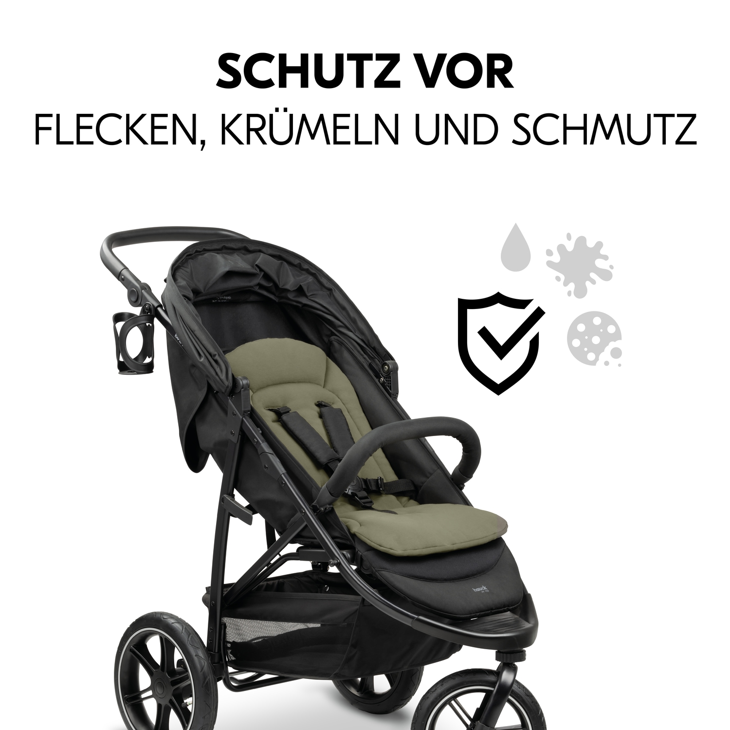 Hauck Kinderwagen-Sitzauflage »Seat Liner« kompatibel mit hauck Buggys, Kinderwagen und Fahrradanhängern