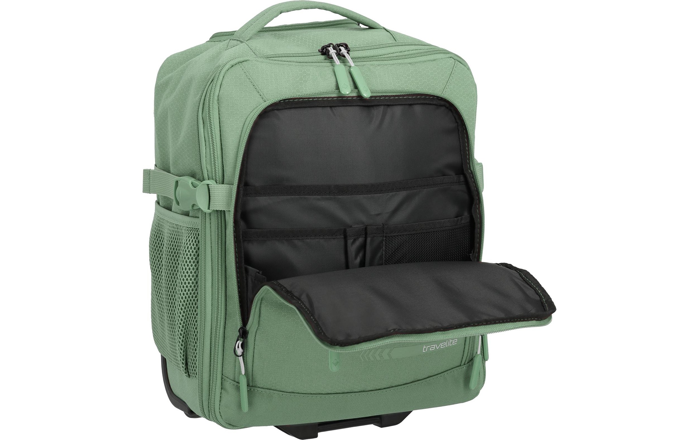 travelite Trolley »Kick Off Backpack 28 l« 28 l 2 Rollen Widerstandsfähige Materialien