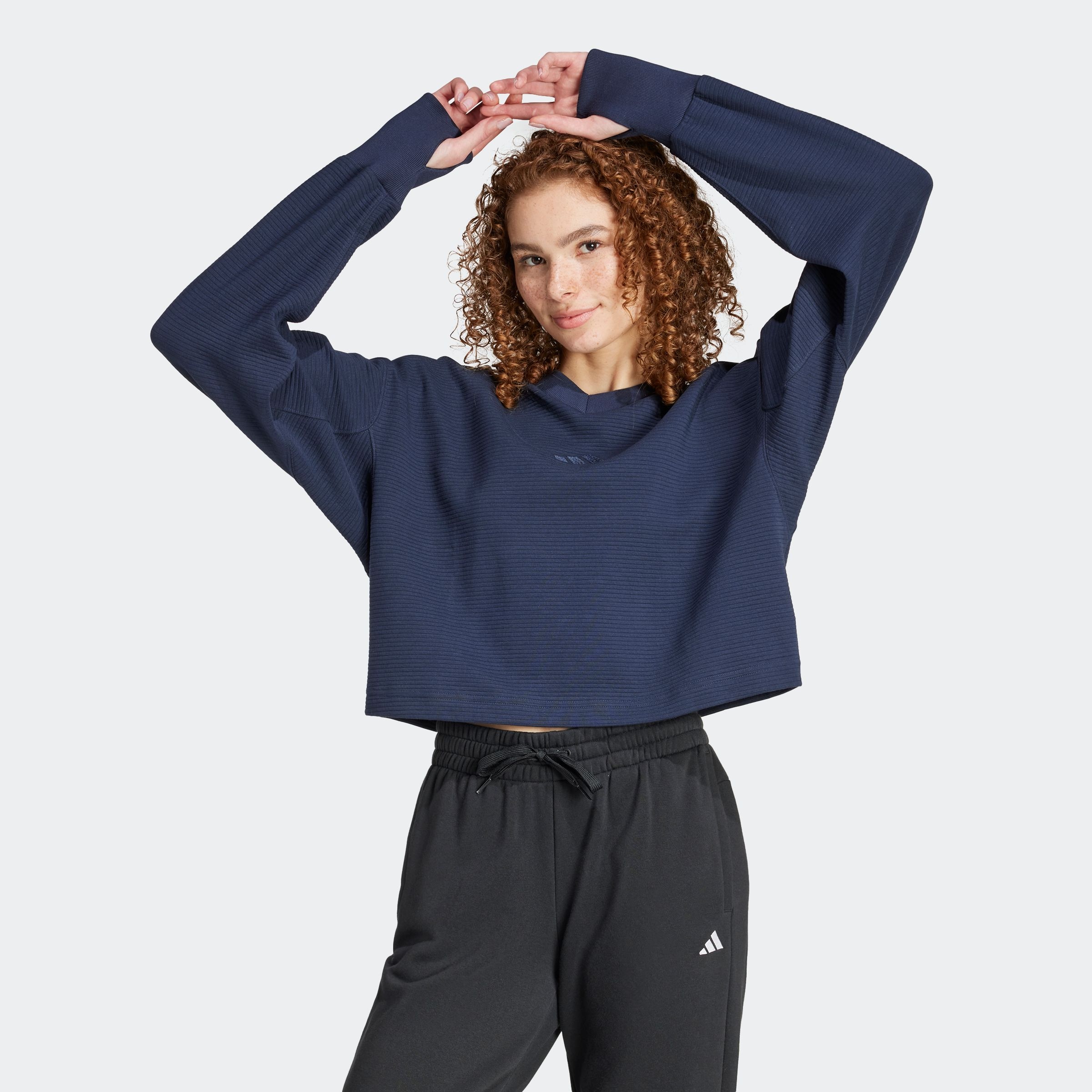 Image of adidas Sportswear Sweatshirt "ALL SZN RIBBED V-NECK"
