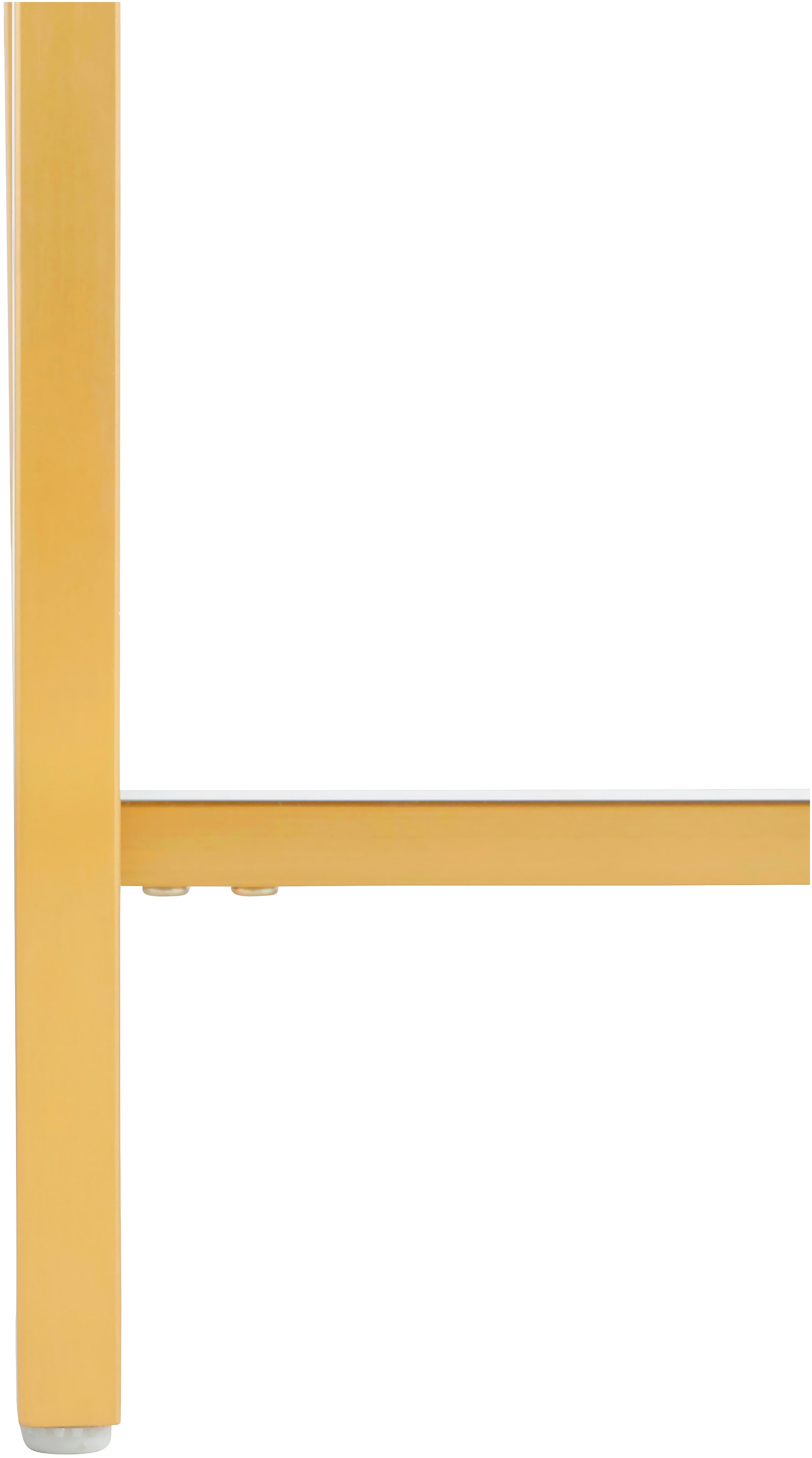 Leonique Sideboard »Rovuma, TOPSELLER!, OTTOs Choice«, (Kommode, FSC-zertifizierter Holzwerkstoff, lackiert), in 3D-Optik und goldfarbenem Metallgestell