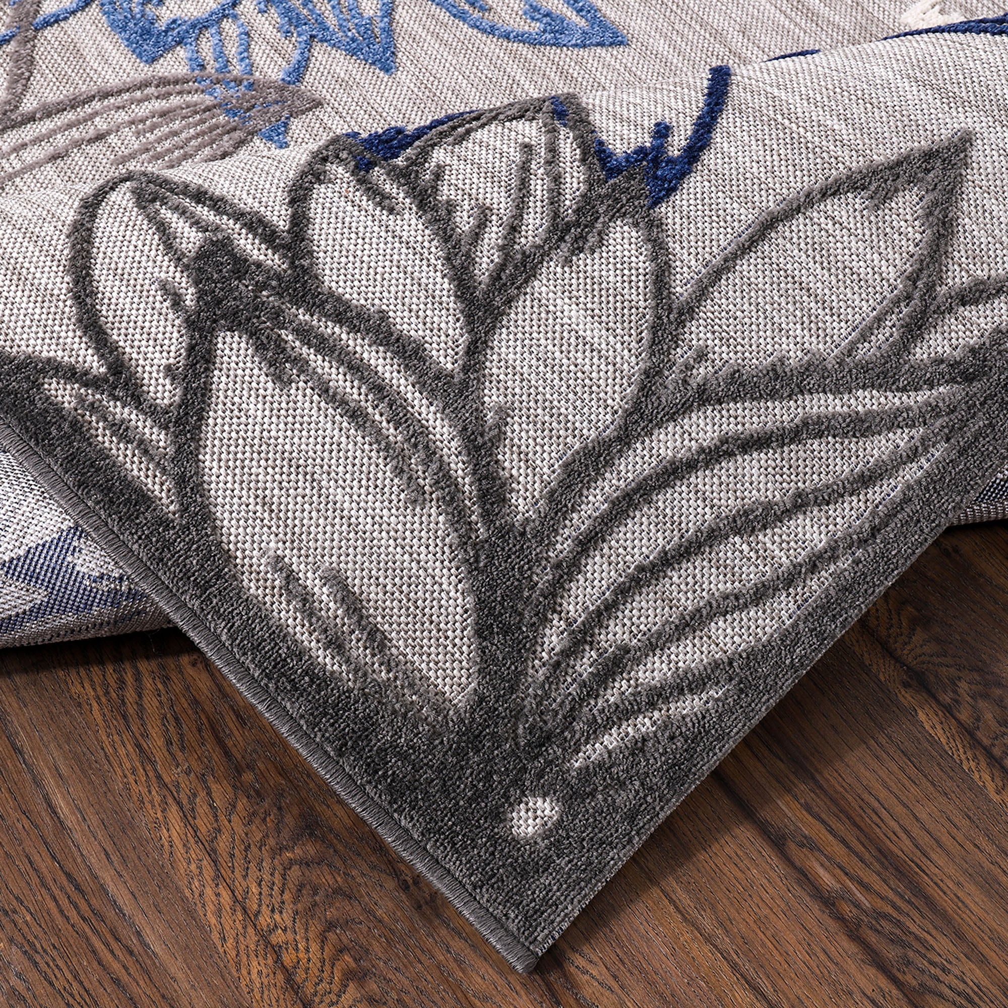 Sanat Teppich »Floral 2 Outdoor«, rechteckig, 6 mm Höhe, In- und Outdoor geeignet, Blumen, Balkon, Terrasse, Aussenbereich
