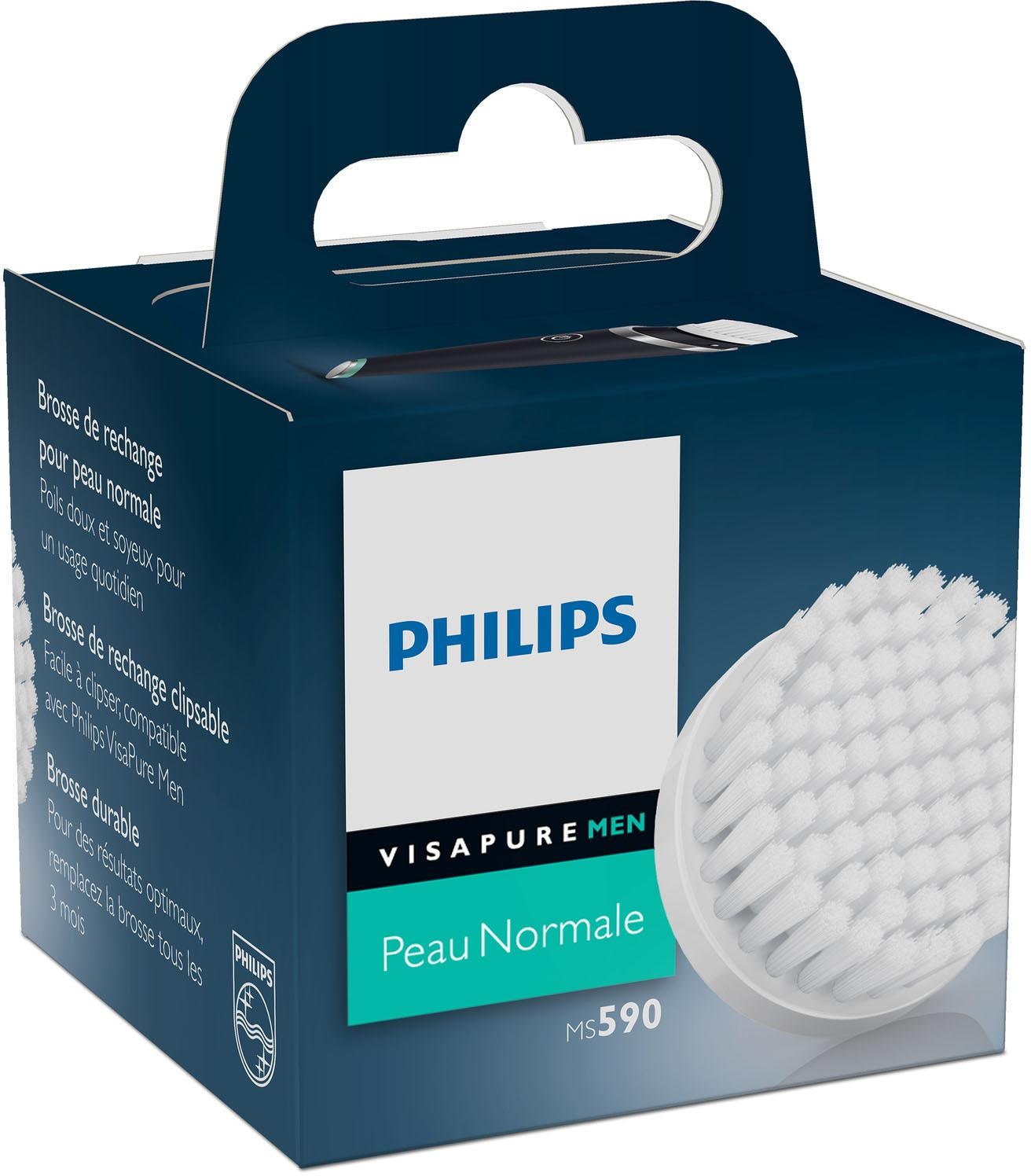 Philips Gesichtsbürstenaufsatz »VisaPure MEN MS590/50«, für normale Haut