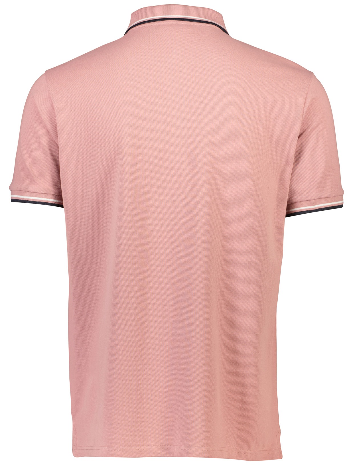 LINDBERGH Polo mit Logo-Stickerei und abgesetzten Bündchen