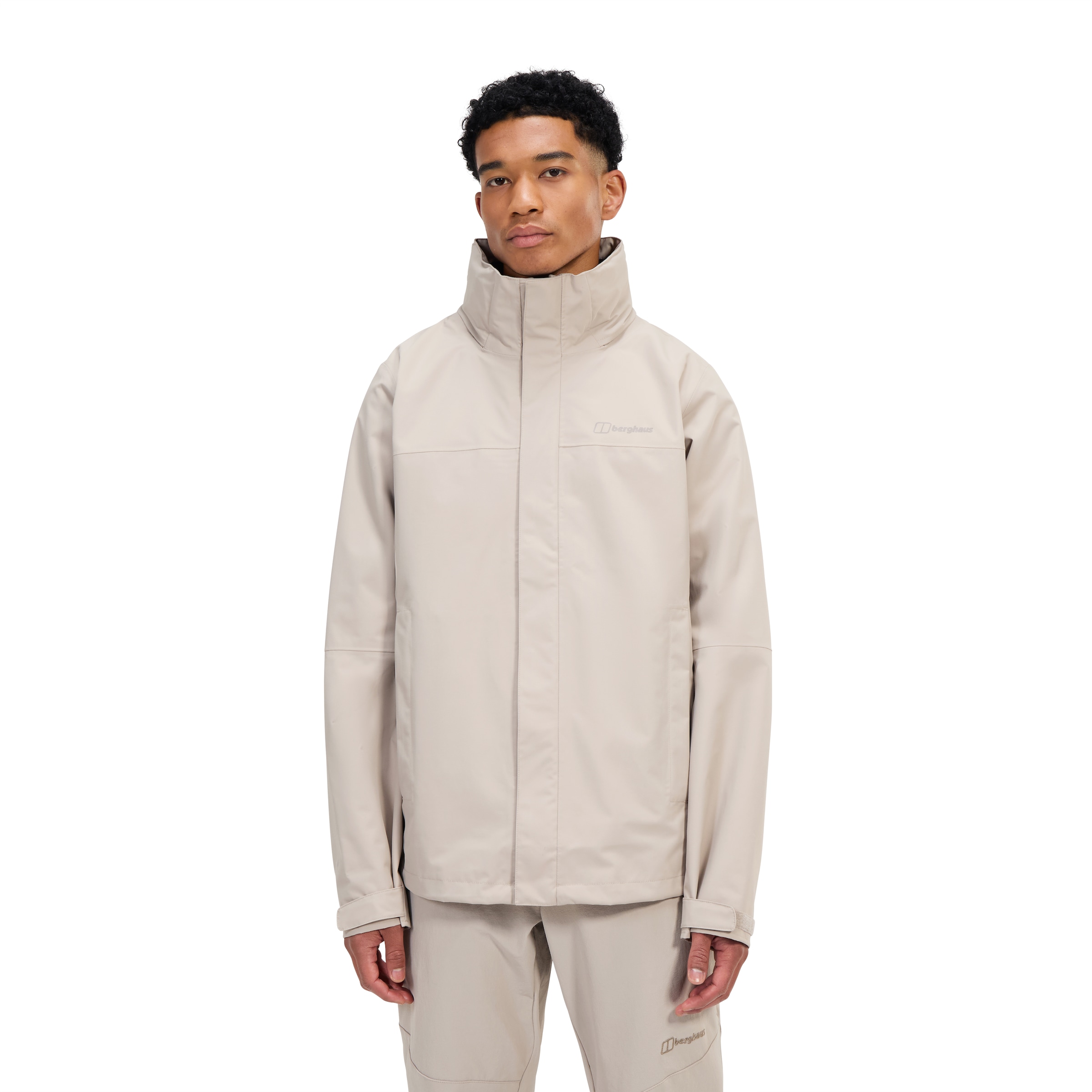 Berghaus Veste softshell »RG ALPHA 2.0 SHELL JKT AM« mit einrollbarer Kapuze, wasserdicht, atmungsaktiv