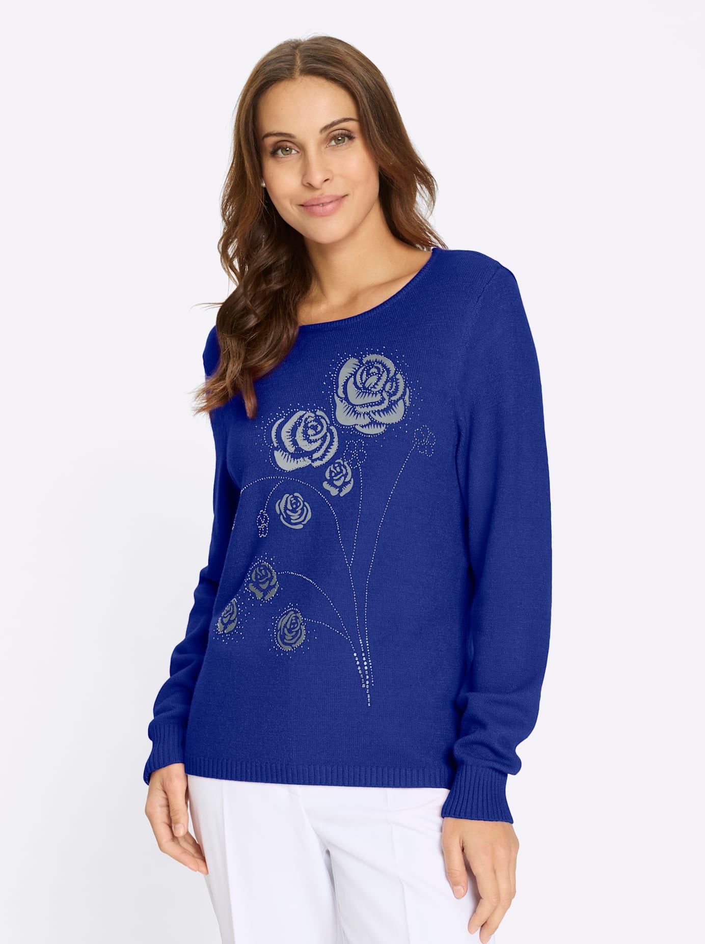 Image of Lady Rundhalspullover "Pullover"