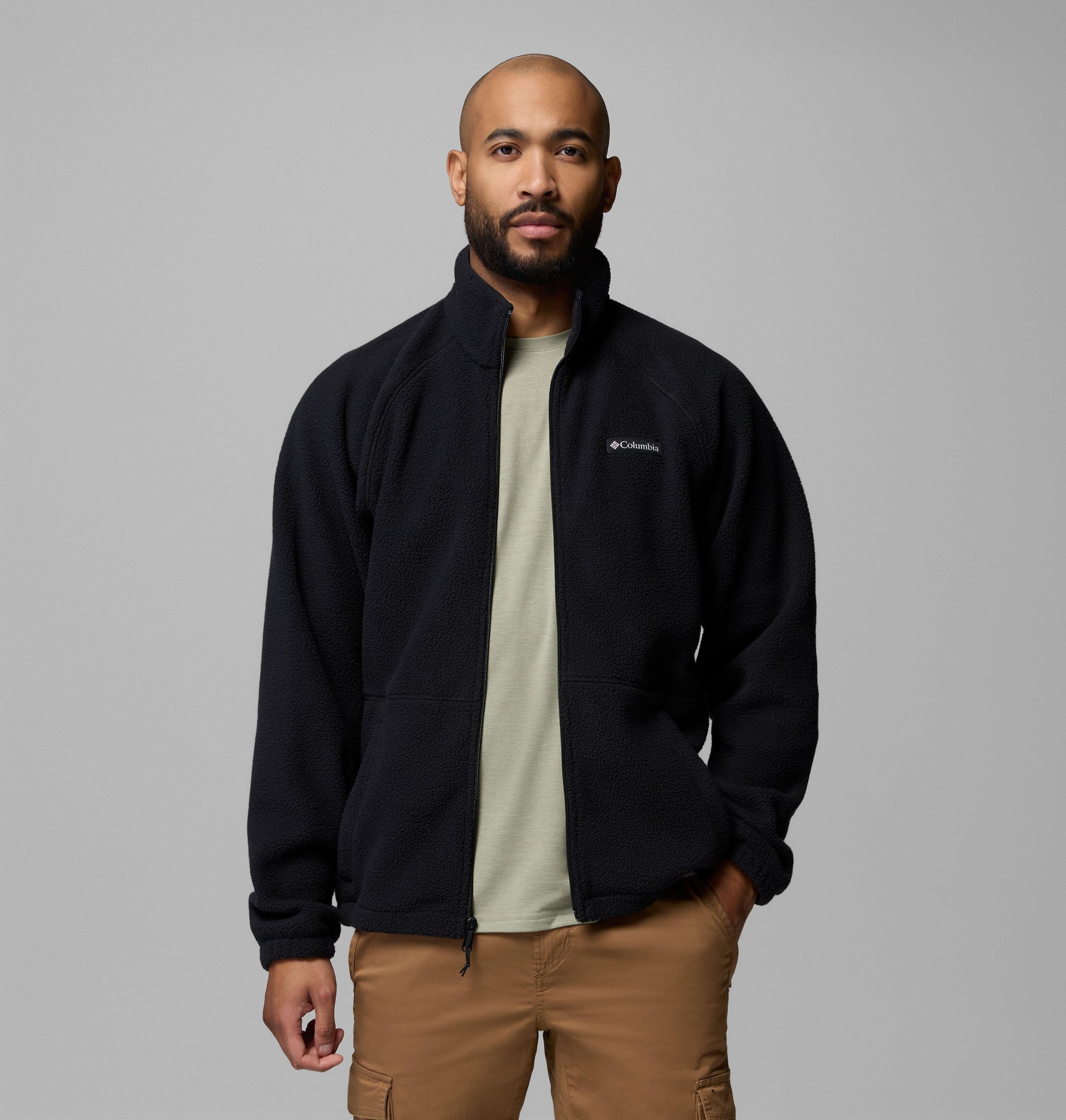 Columbia Fleecejacke »Timber Crest MTR Fleece Full Zip« mit Reissverschluss, wasserabweisend, windabweisend, atmungsaktiv