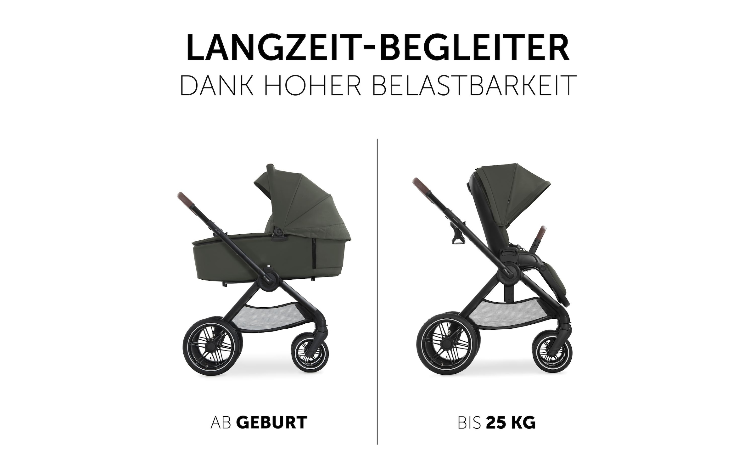 Hauck Kombi-Kinderwagen »Walk N Care«, 22 kg