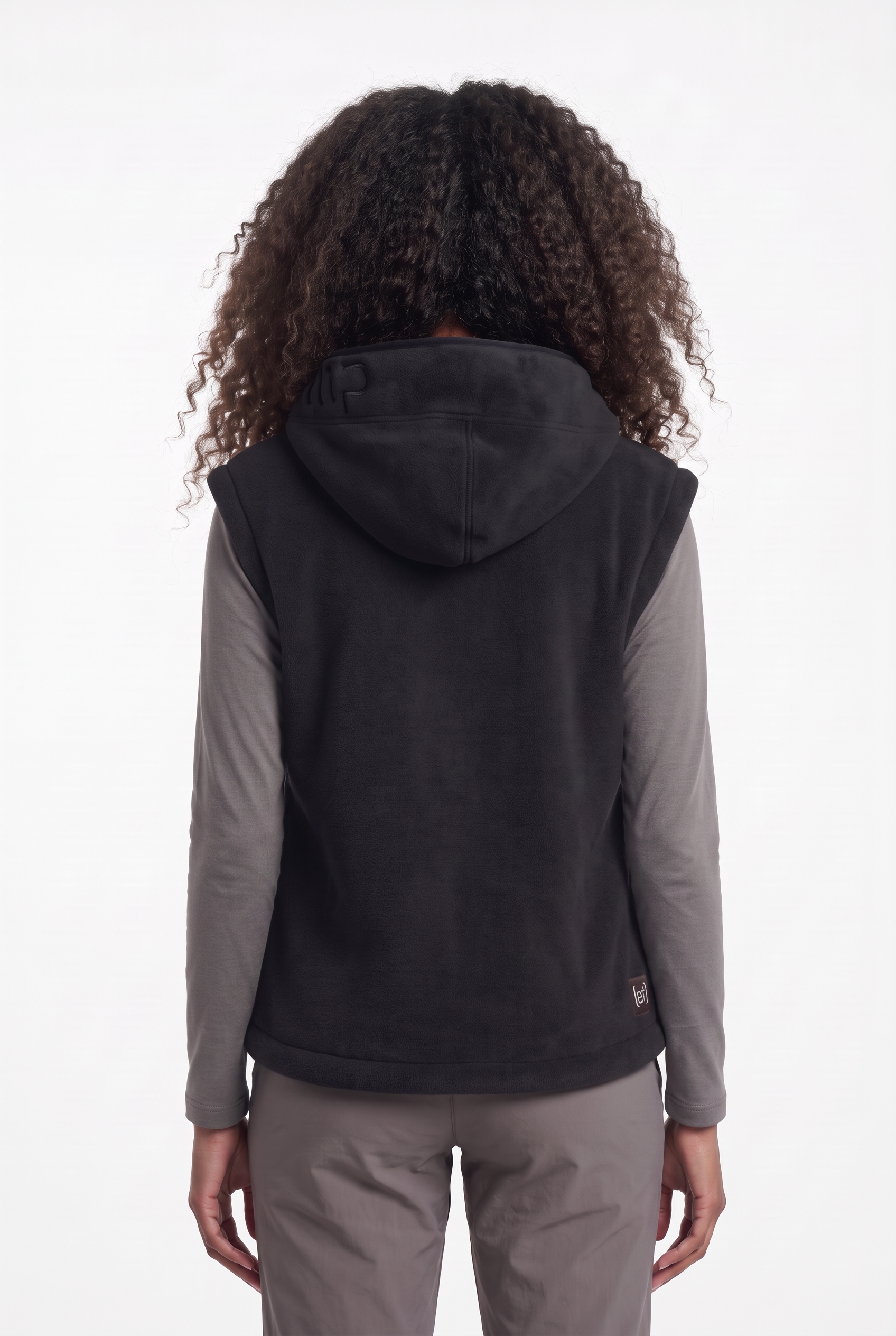 CMP Fleeceweste »WOMAN VEST FIX HOOD« Oversize-Schnitt, weiches Teddyfleece innen, Reissverschlusstaschen