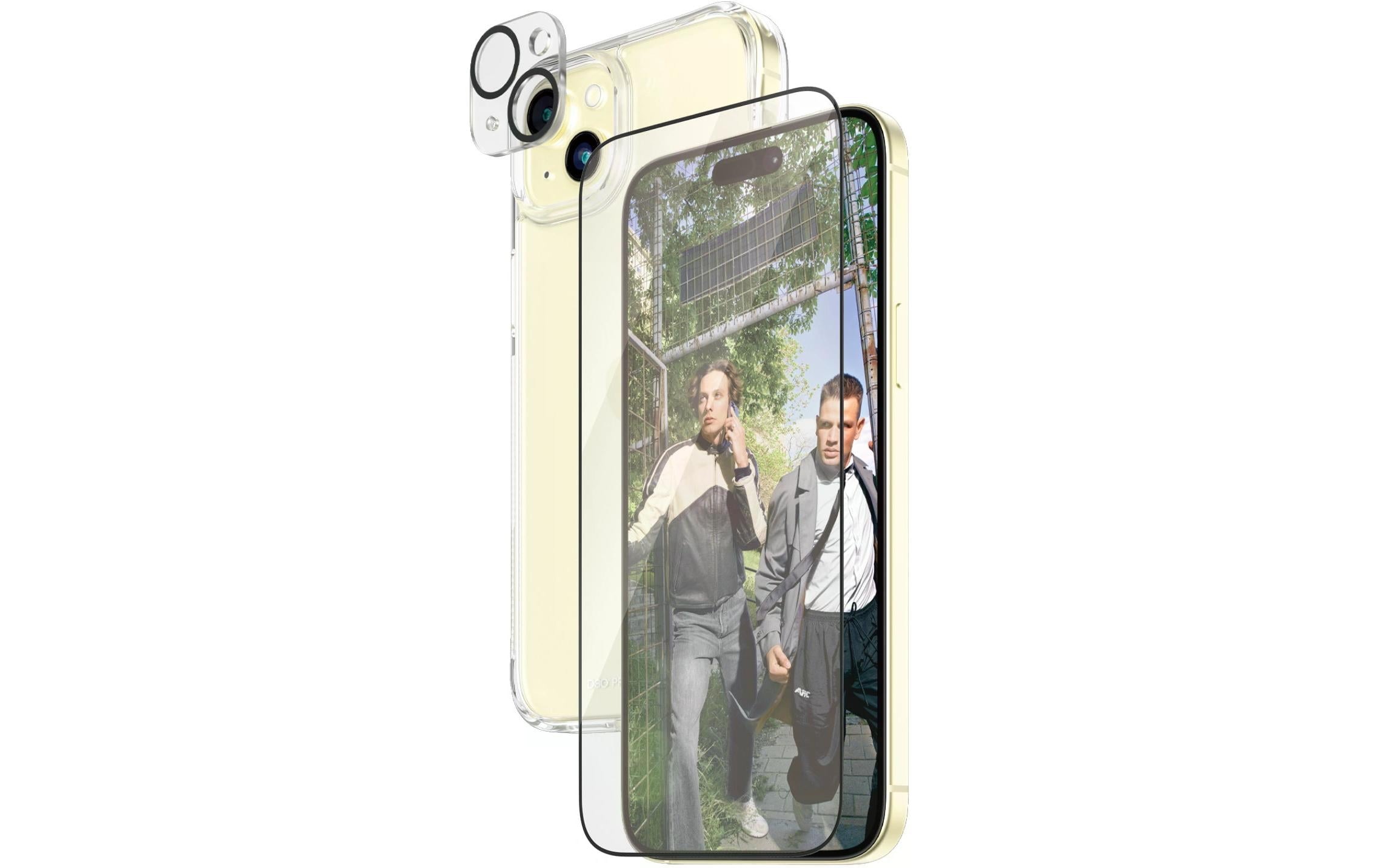 PanzerGlass Handyhülle »Bundle iPhone 15 Plus« Apple iPhone 15 Plus
