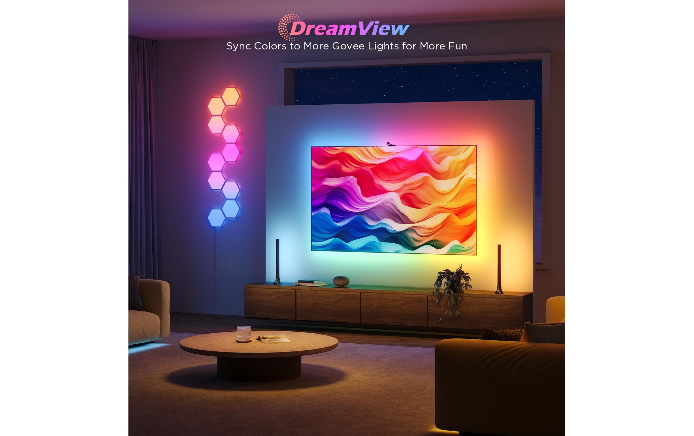 Govee LED Lichtleiste »Govee 3S Netflix Version, RGBICW, 55-65«