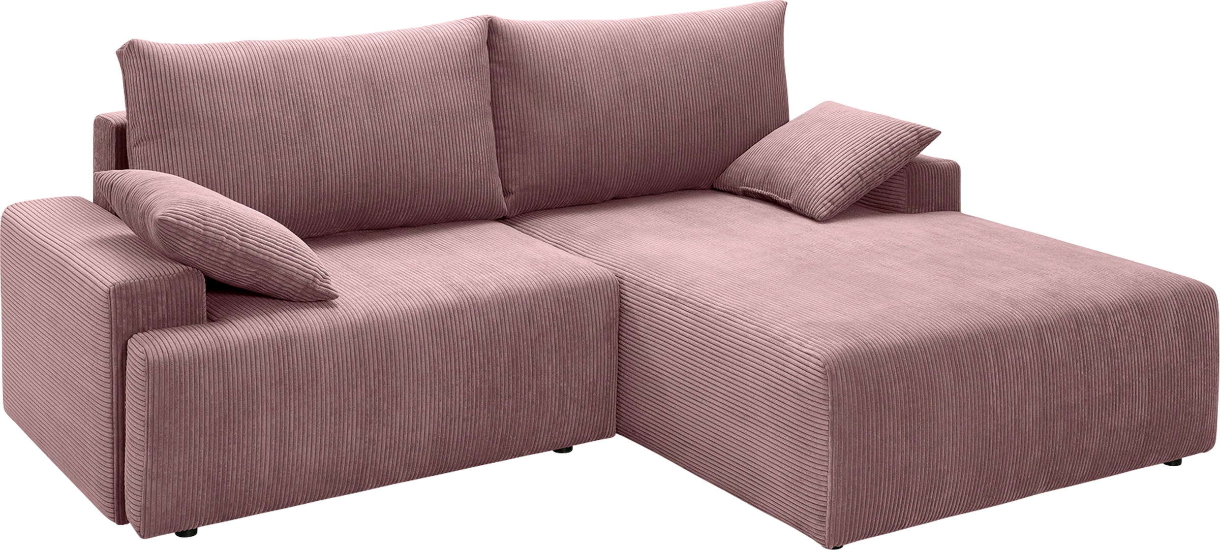 sofa »Orinoko«, kaufen und in verschiedenen Bettfunktion jetzt Cord-Farben fashion Bettkasten Ecksofa - inklusive exxpo