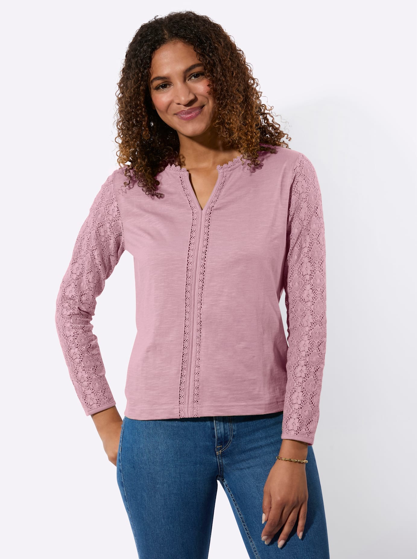 Image of Inspirationen Spitzenshirt "Shirt" 1 tlg.