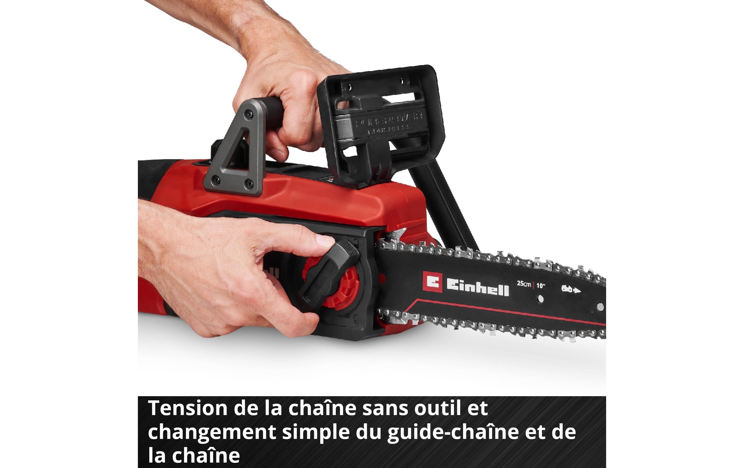 Einhell Akku-Kettensäge »Einhell GE-LC 18/25 Li BL-Solo Akku, bürstenlos, 25 cm«