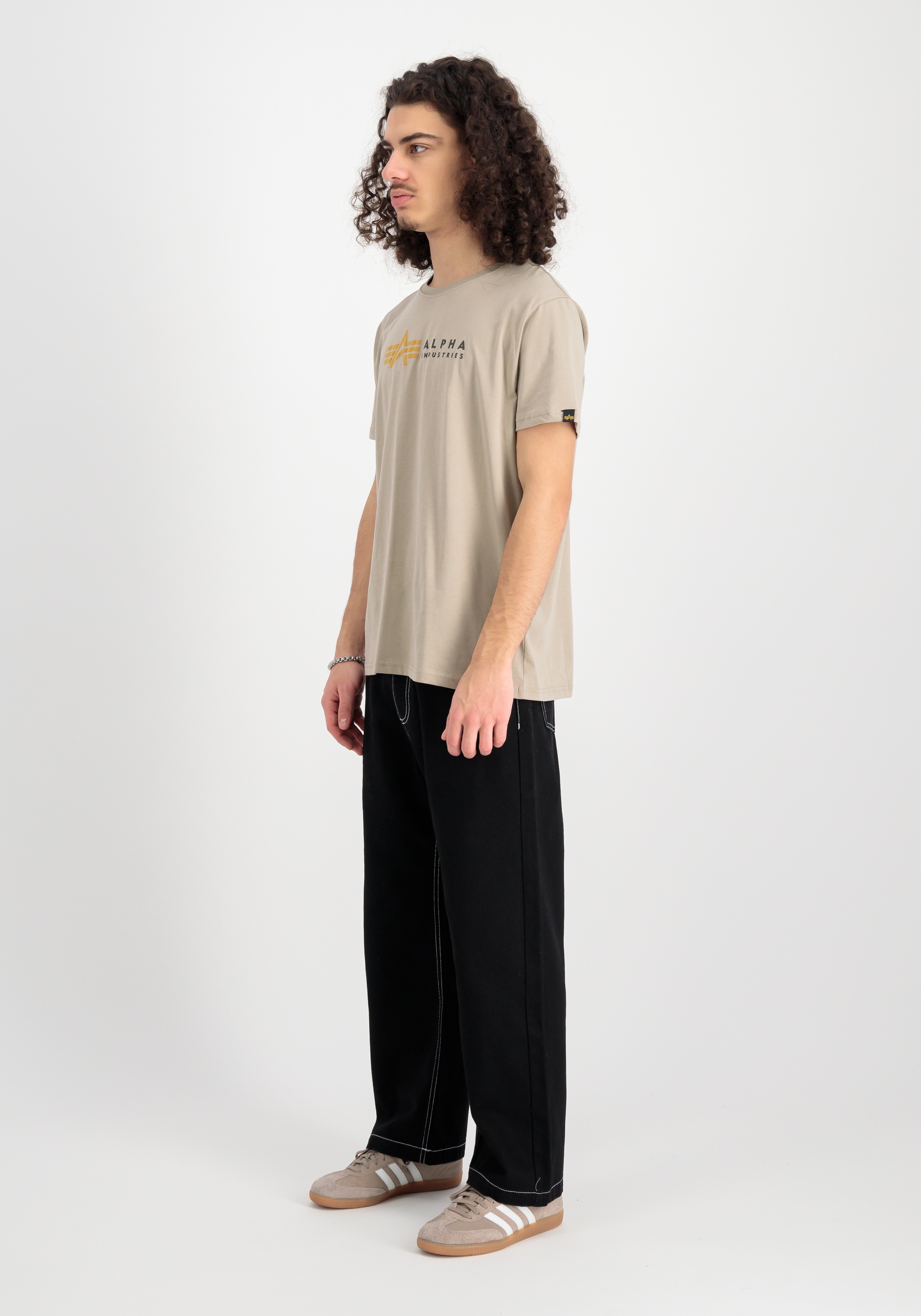Alpha Industries T-Shirt »Alpha Industries Men - T-Shirts Alpha Label T Puff Print«