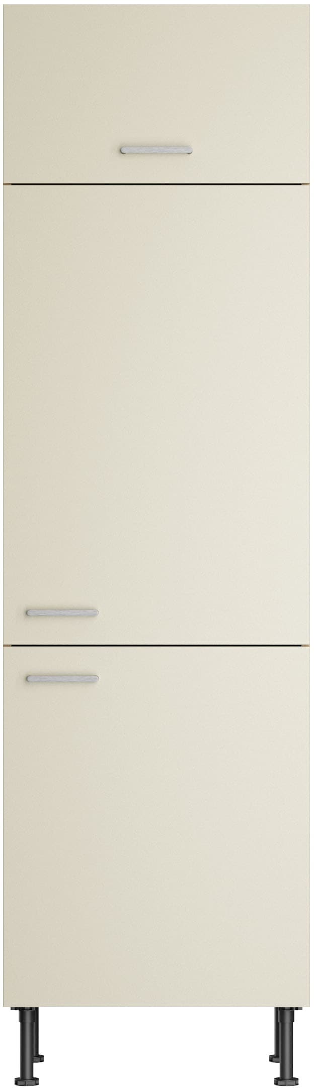 KOCHSTATION Armoire réfrigérée encastrable »KS-Lucy« Breite 60 cm, m. 2 Türen, 1 Klappe, Soft-Close, höhenverstellbare Füsse