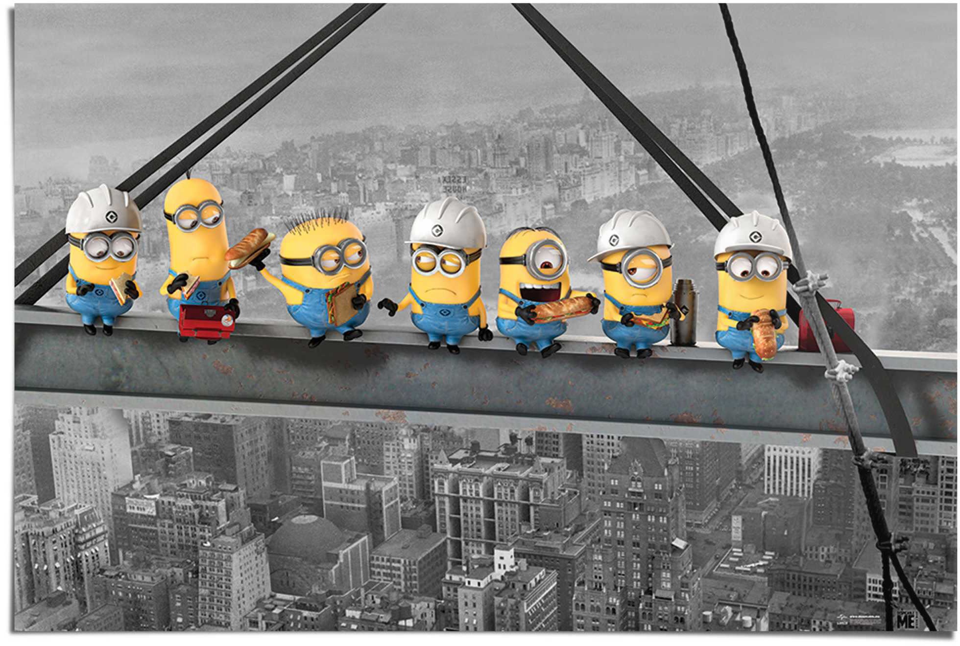 Image of Reinders! Poster »Ich einfach unverbesserlich Lunch atop a skyscraper«, (1 St.) bei Ackermann Versand Schweiz