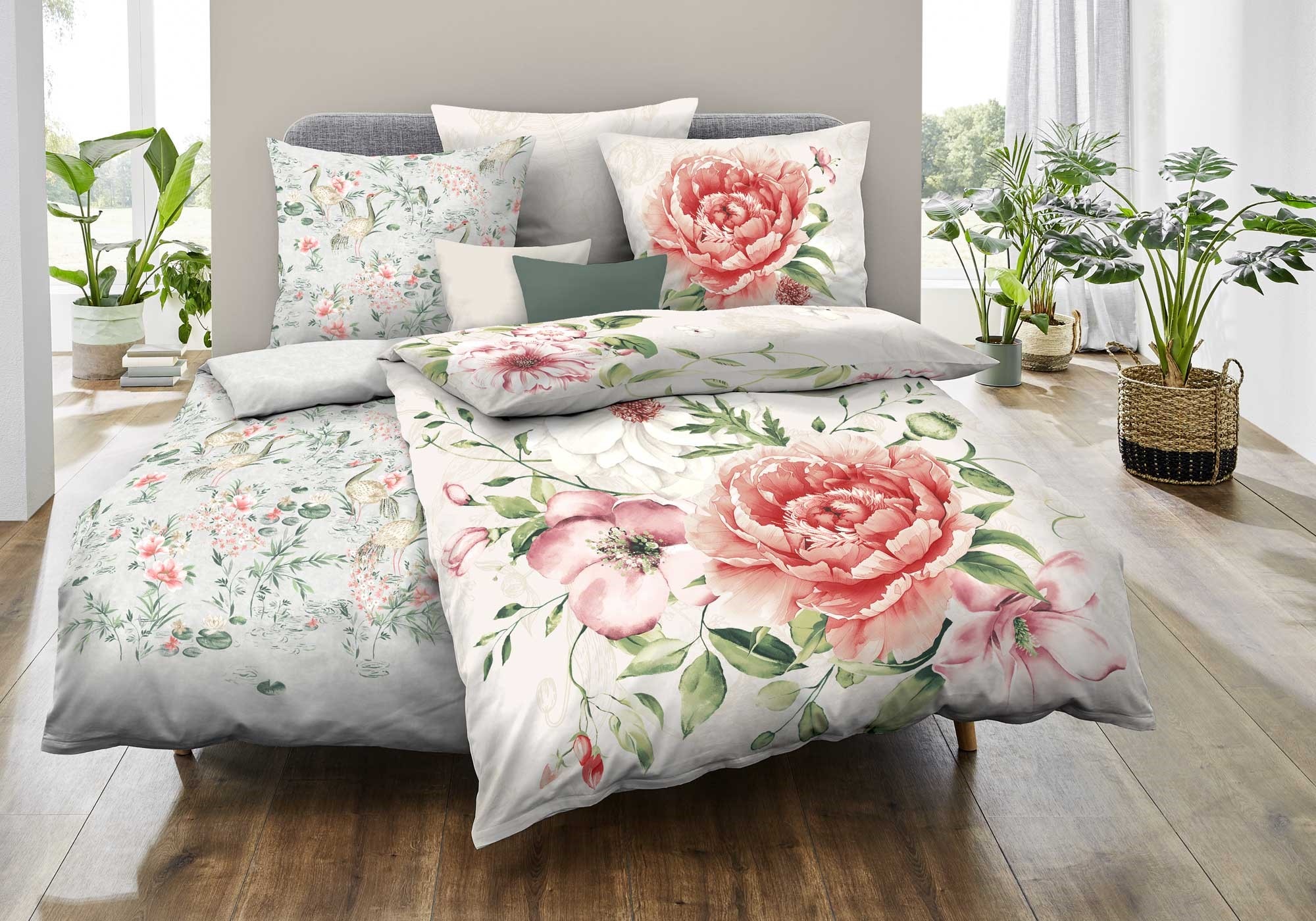Kaeppel Bettwäsche »Blushing Rose« 2 Stk. Mit Rosen