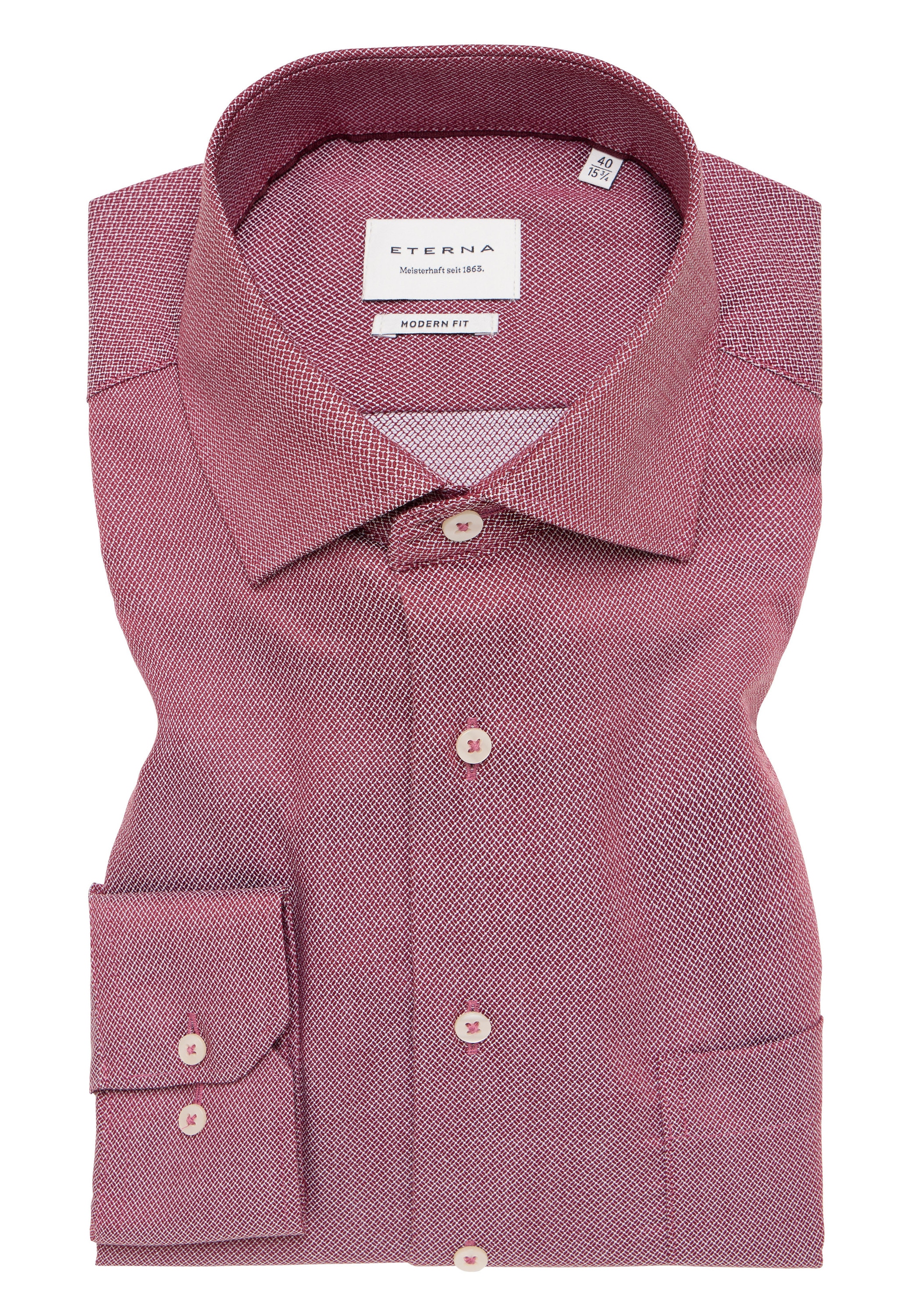 Eterna Langarmhemd »MODERN FIT«, NON IRON (bügelfrei)