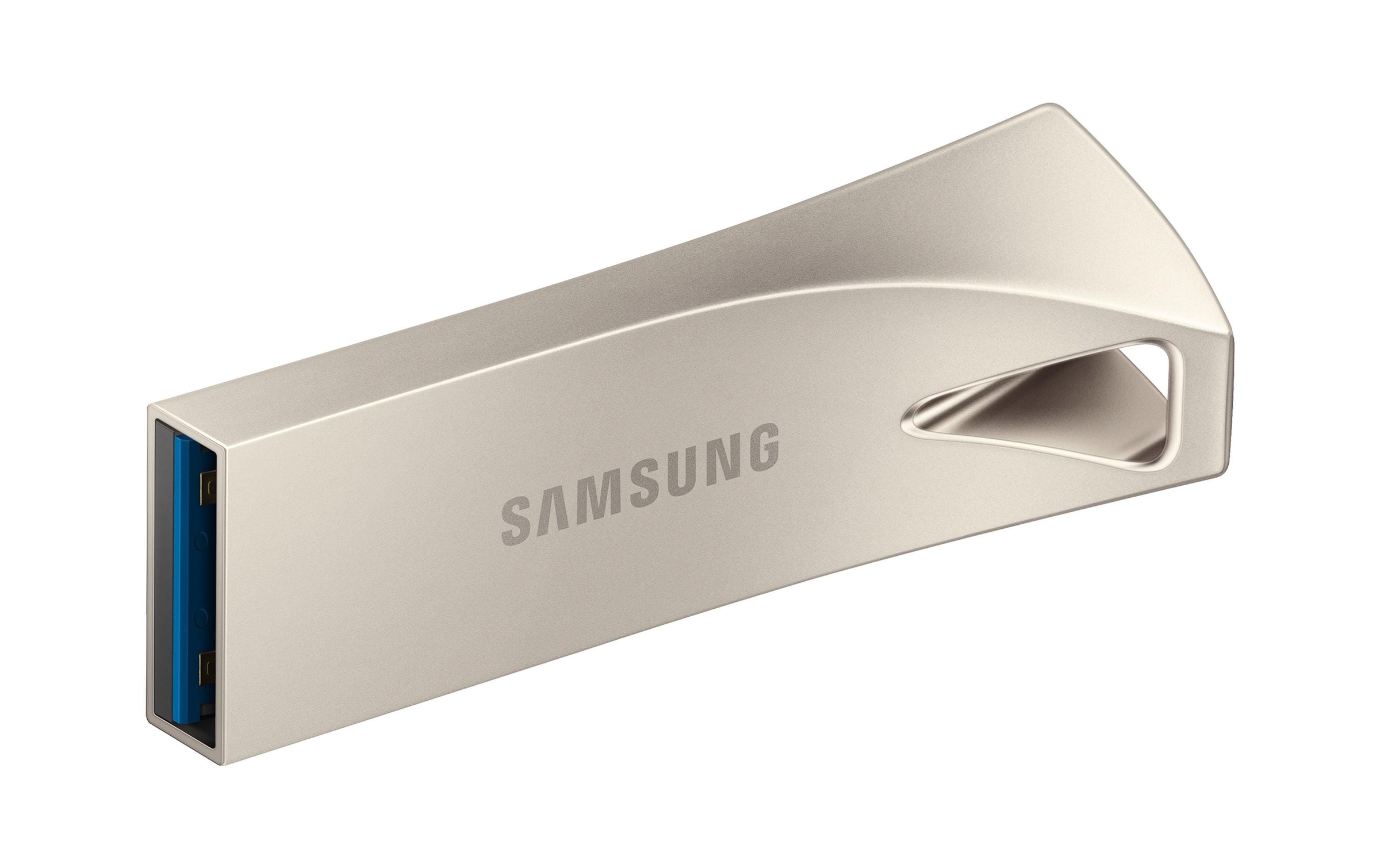 Samsung USB-Stick »USB3.1 Bar Plus Titan 64GB«, (Lesegeschwindigkeit 300 MB/s)