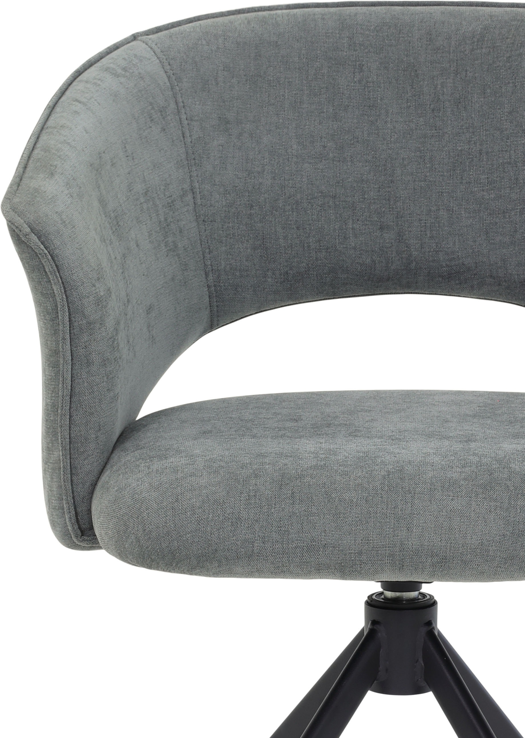 TOM TAILOR HOME Armlehnstuhl »CURVY ARMCHAIR« (Set) 2 Stk.mit Armlehnen, drehbar, Rückholfunktion, Rückenausschnitt