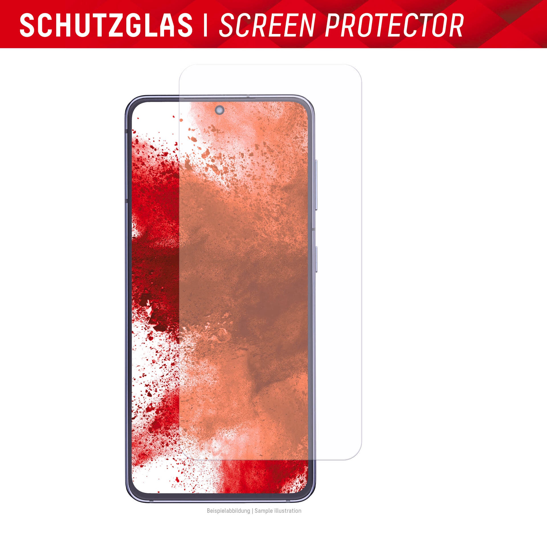 Displex Verre de protection d'écran »Real Glass - Samsung Galaxy S22+/S23+« Displayschutzfolie Displayschutz kratzer-resistent 10H splitterfest