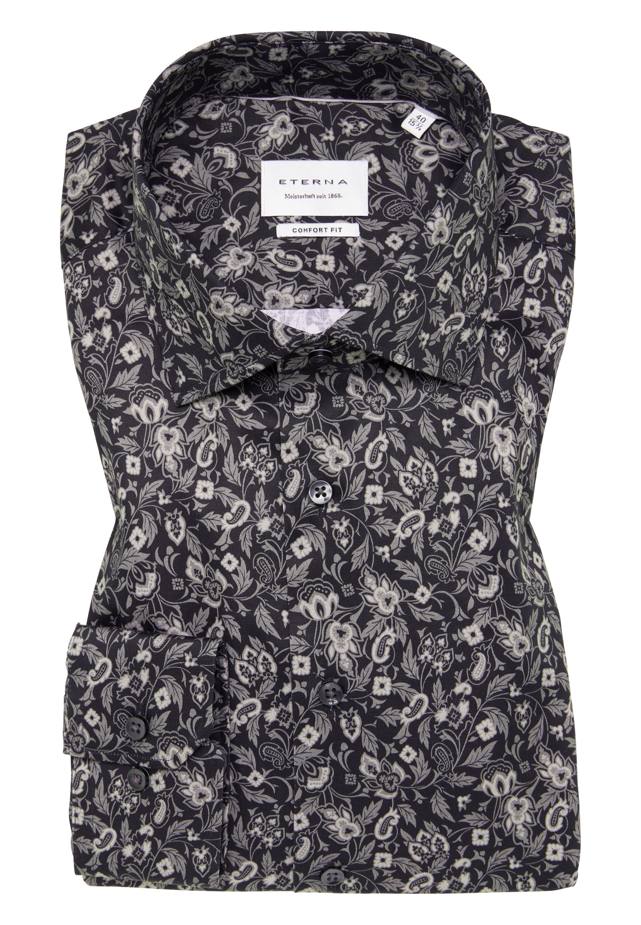 Eterna Langarmhemd »COMFORT FIT« NON IRON (bügelfrei)