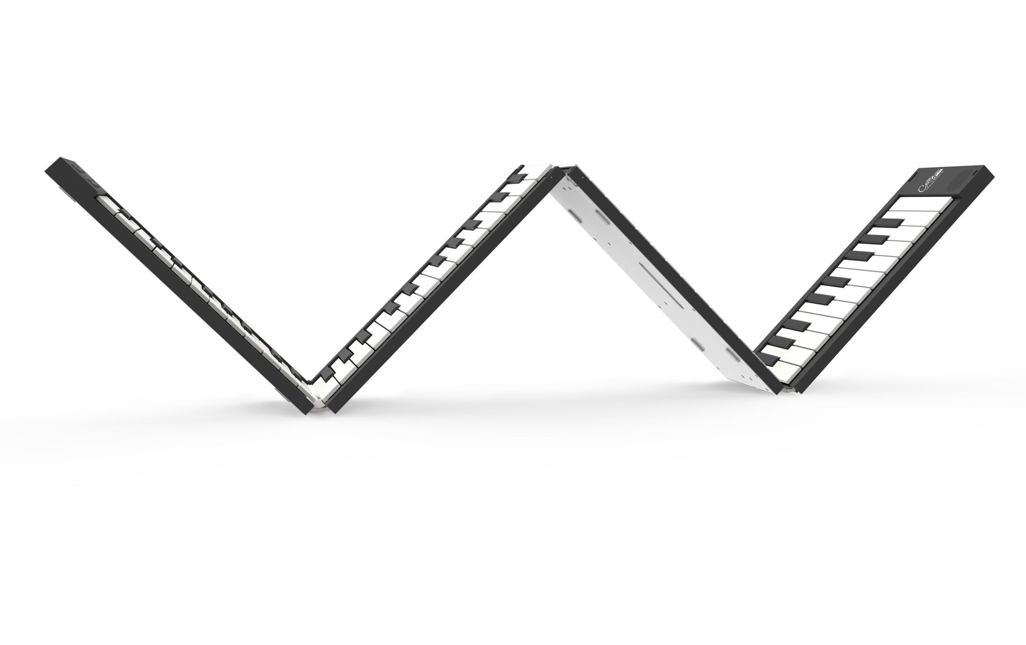 Home-Keyboard »Carry-on by Blackstar Folding Piano 88 Schwarz«