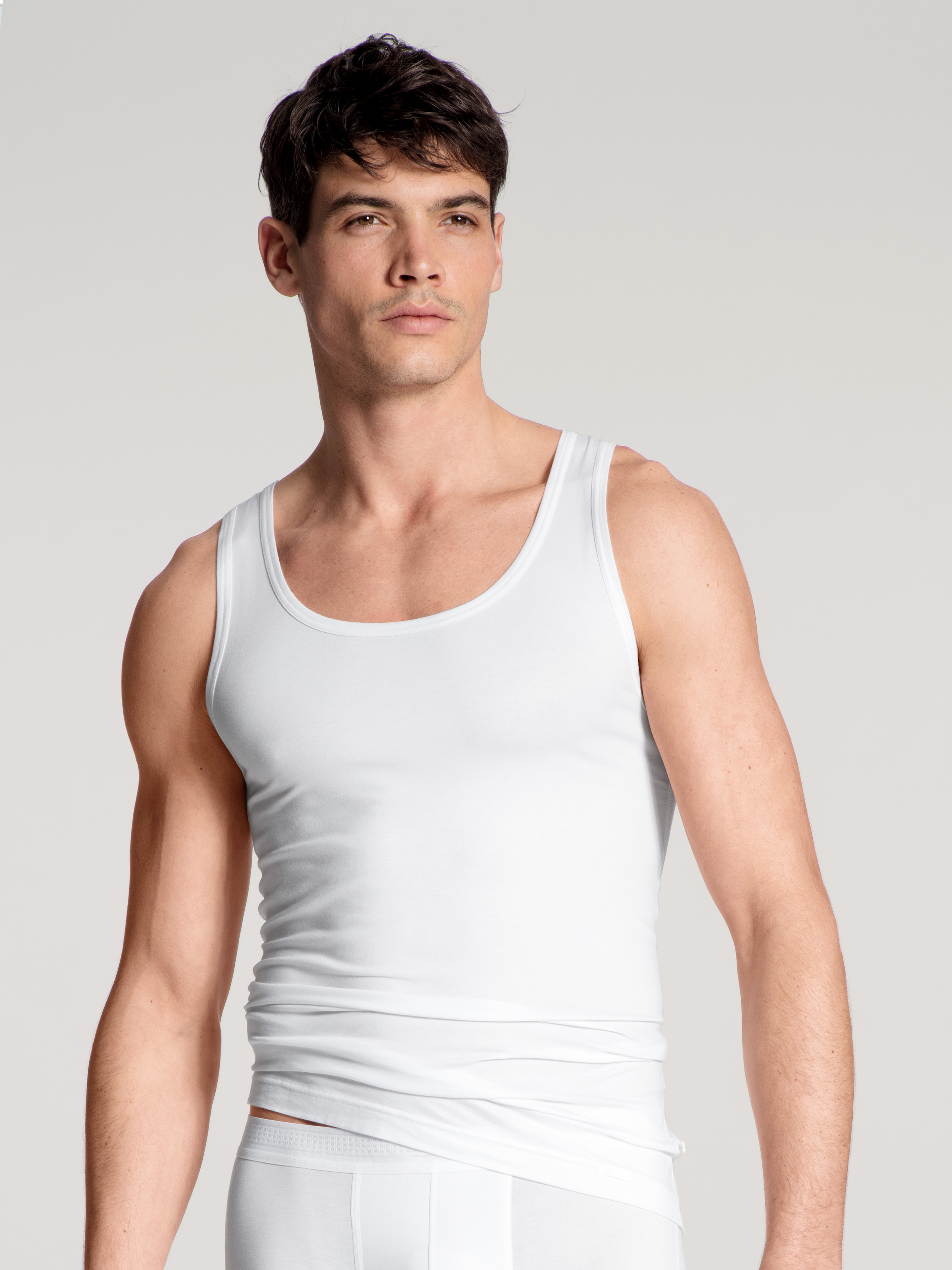 CALIDA Tanktop »Focus«, Rundhals, Single Jersey Qualität, elastisch, schnelltrocknend