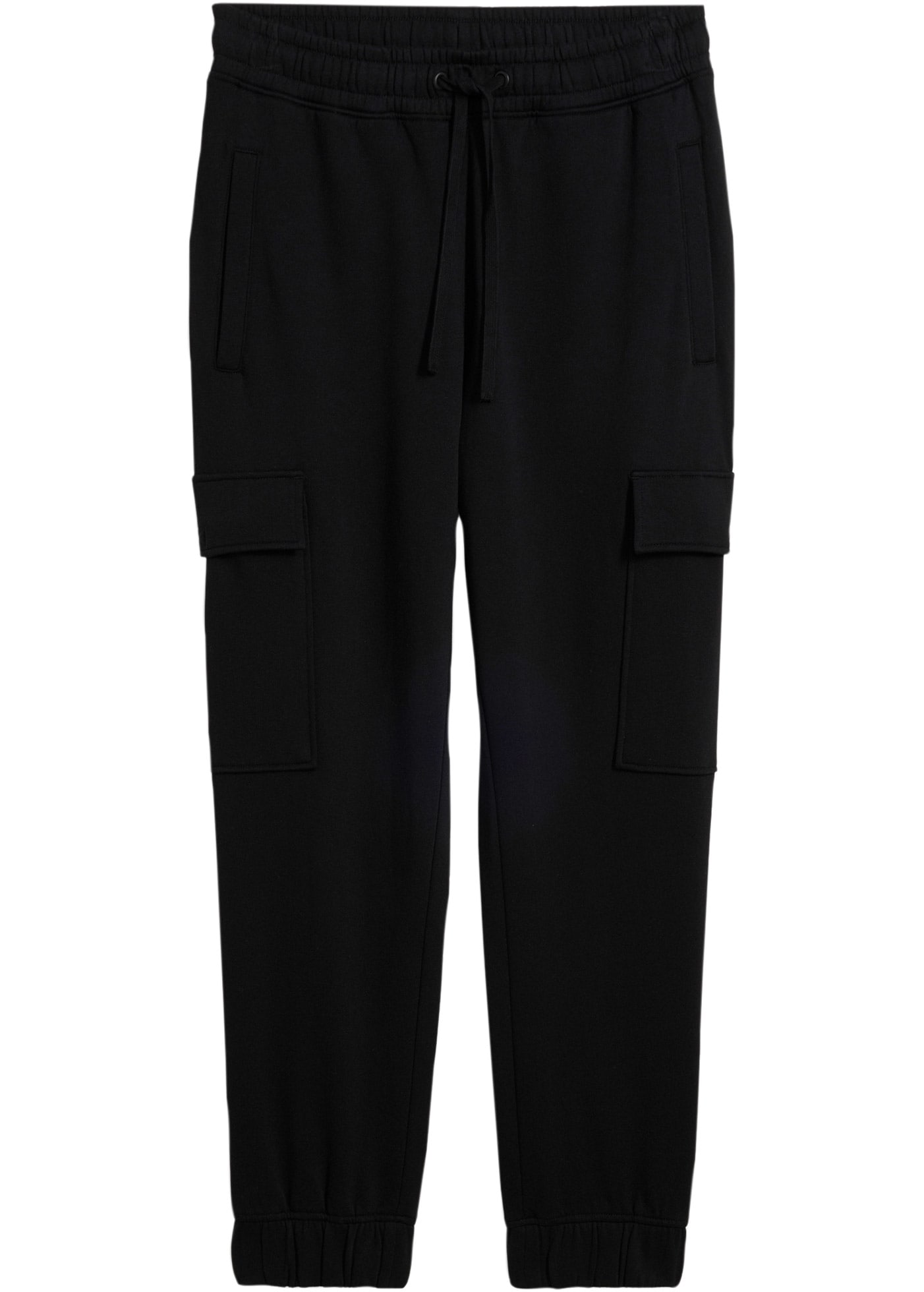 bonprix Pantalon de jogging  aus reiner Baumwolle, weich angerautes Innenmaterial, Loose Fit