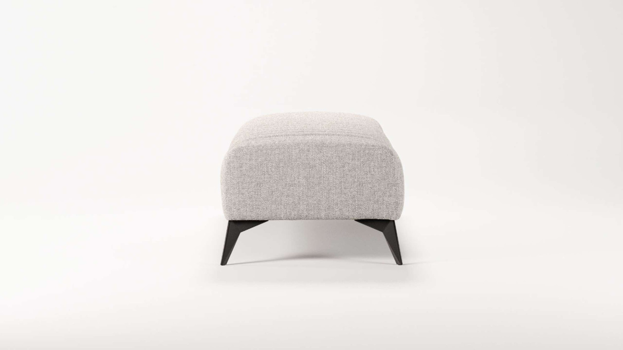Places of Style Polsterhocker »MATTHEW Sitzhocker XXL, Masse B/T/H: 140/60/43 cm«, Steppung, belastbar bis 180 kg