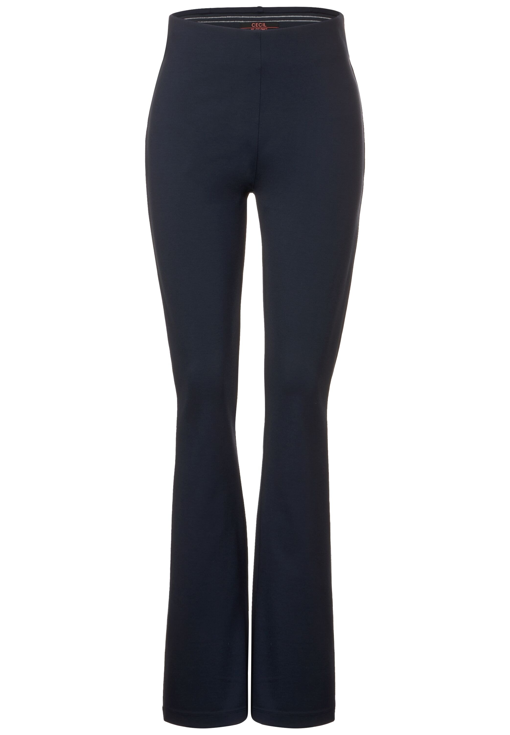 Cecil Bootcuthose »Damenhose Style Bootcut Solid«, Bootcut Beinform