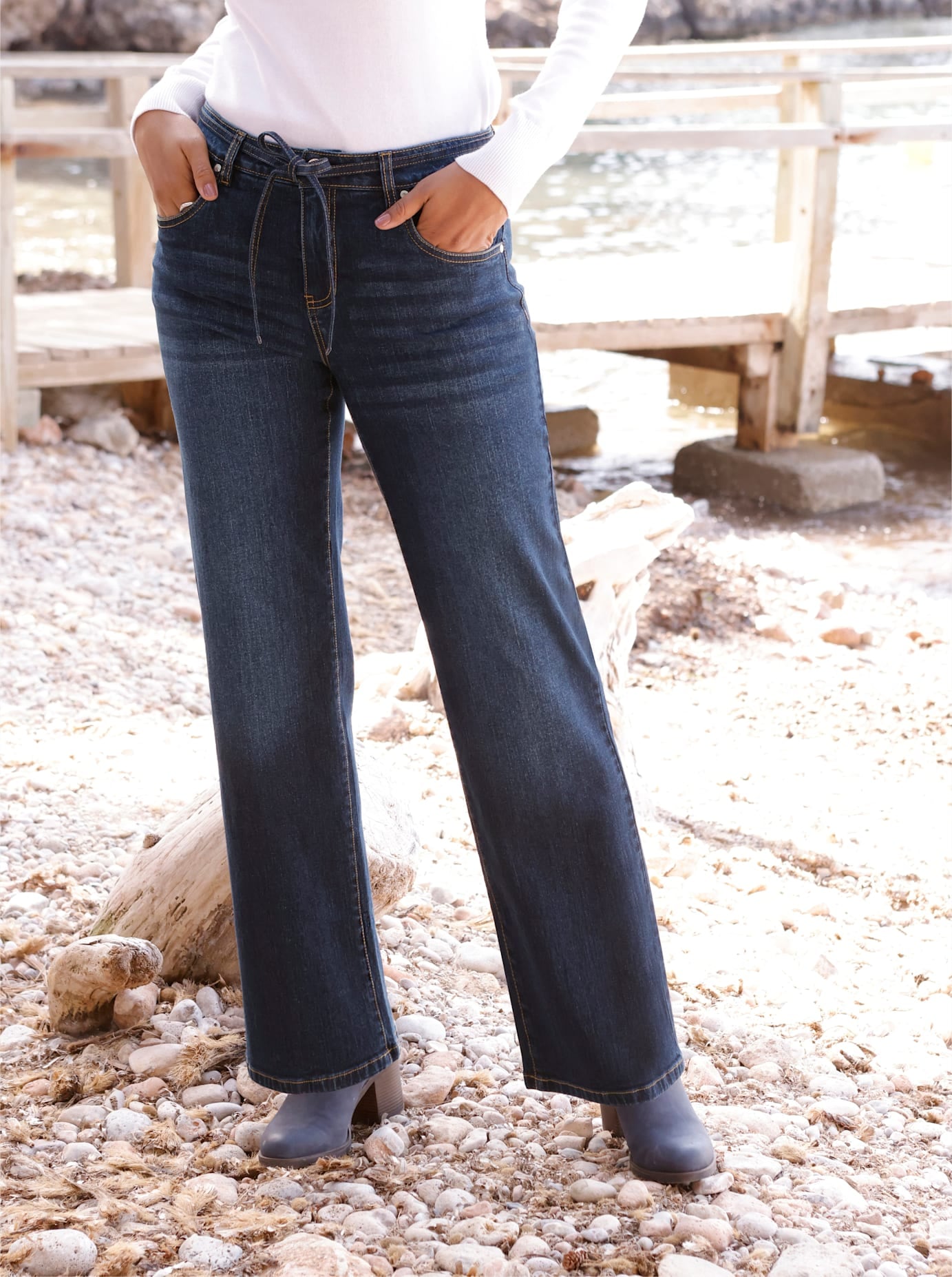 Image of Casual Looks 5-Pocket-Jeans 1