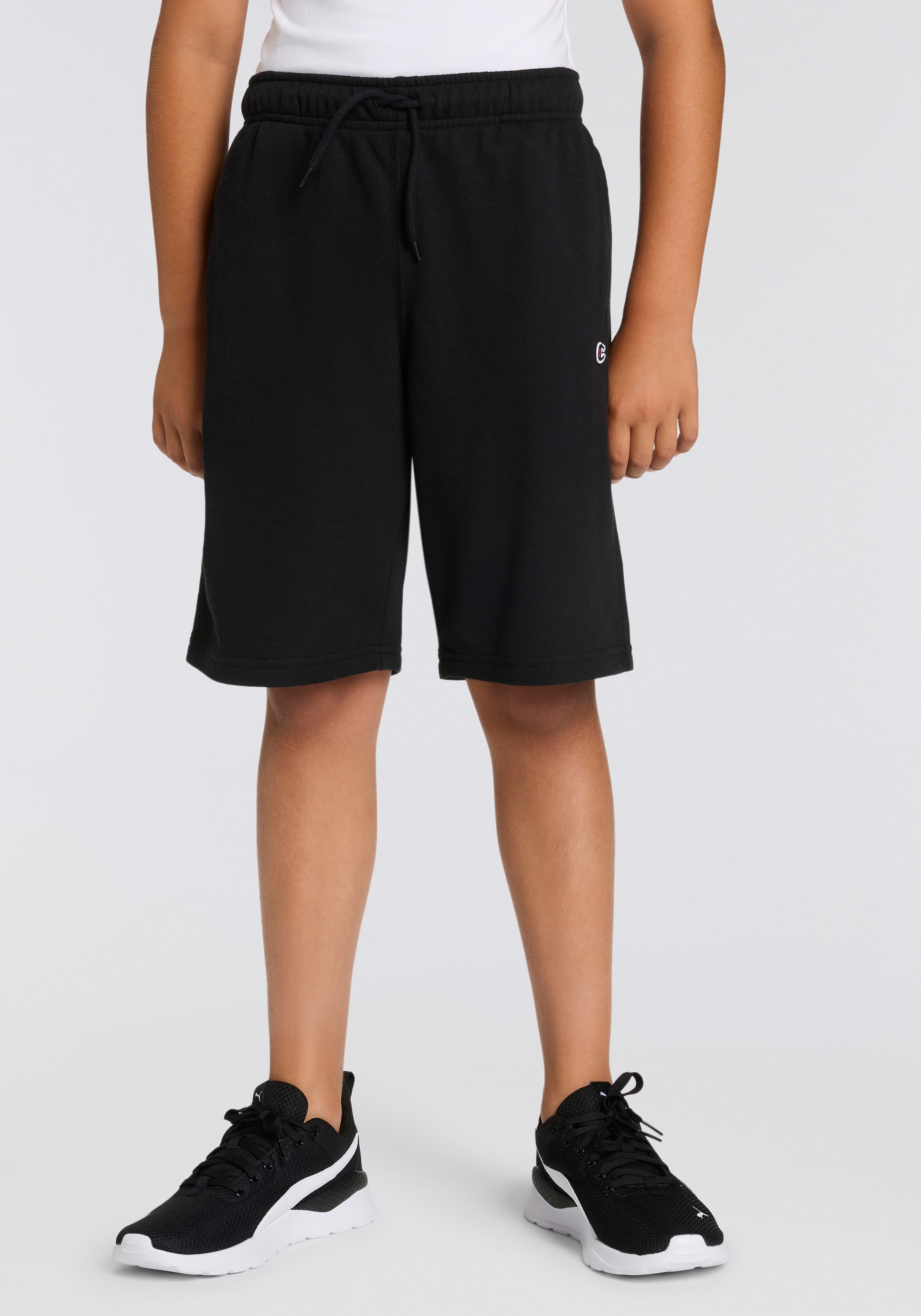Image of Champion Jerseyhose mit Logodruck, aus Baumwolle
