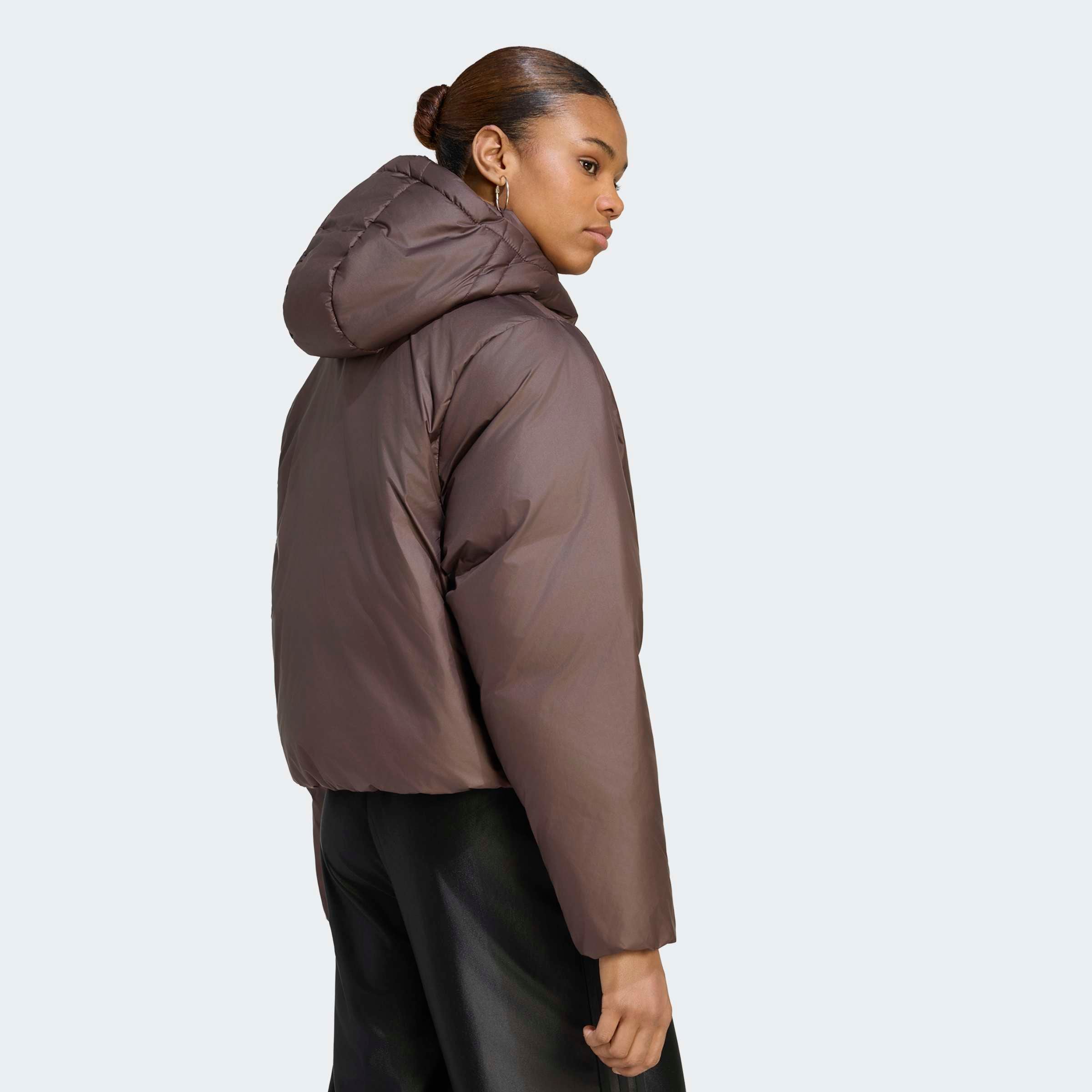 adidas Originals Outdoorjacke »ESS DOWN HOODED PUFFER T« für Erwachsene, mit Reissverschluss, aus Polyester