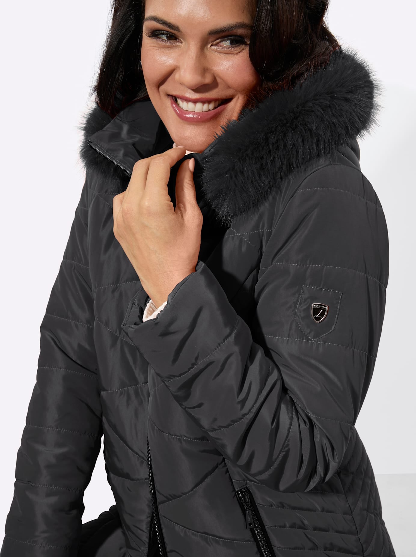 Casual Looks Veste longue avec capuche