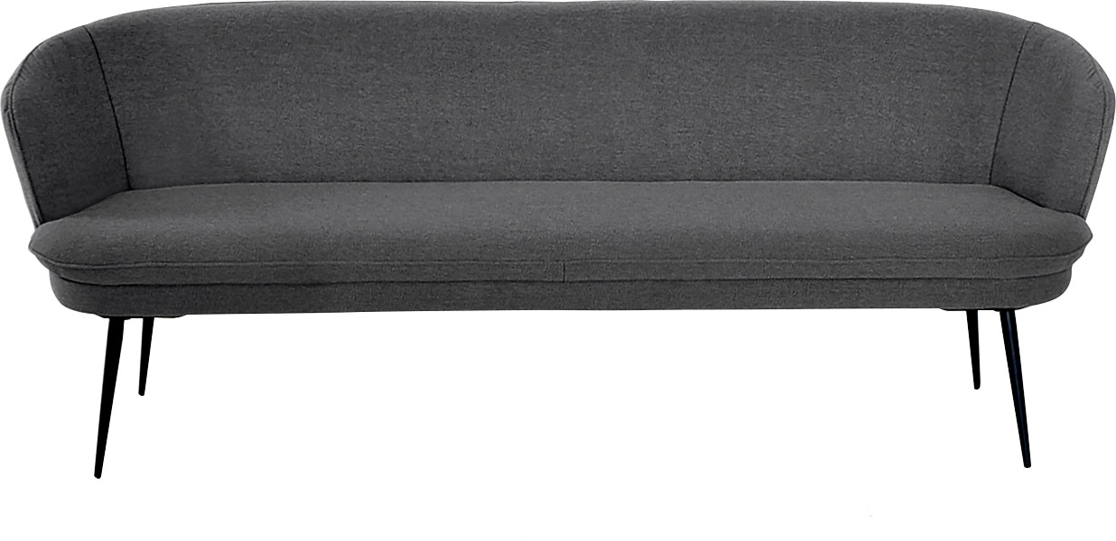 K+W Komfort & Wohnen »ZOOM« Banquette 3 places rembourrée avec passepoil décoratif