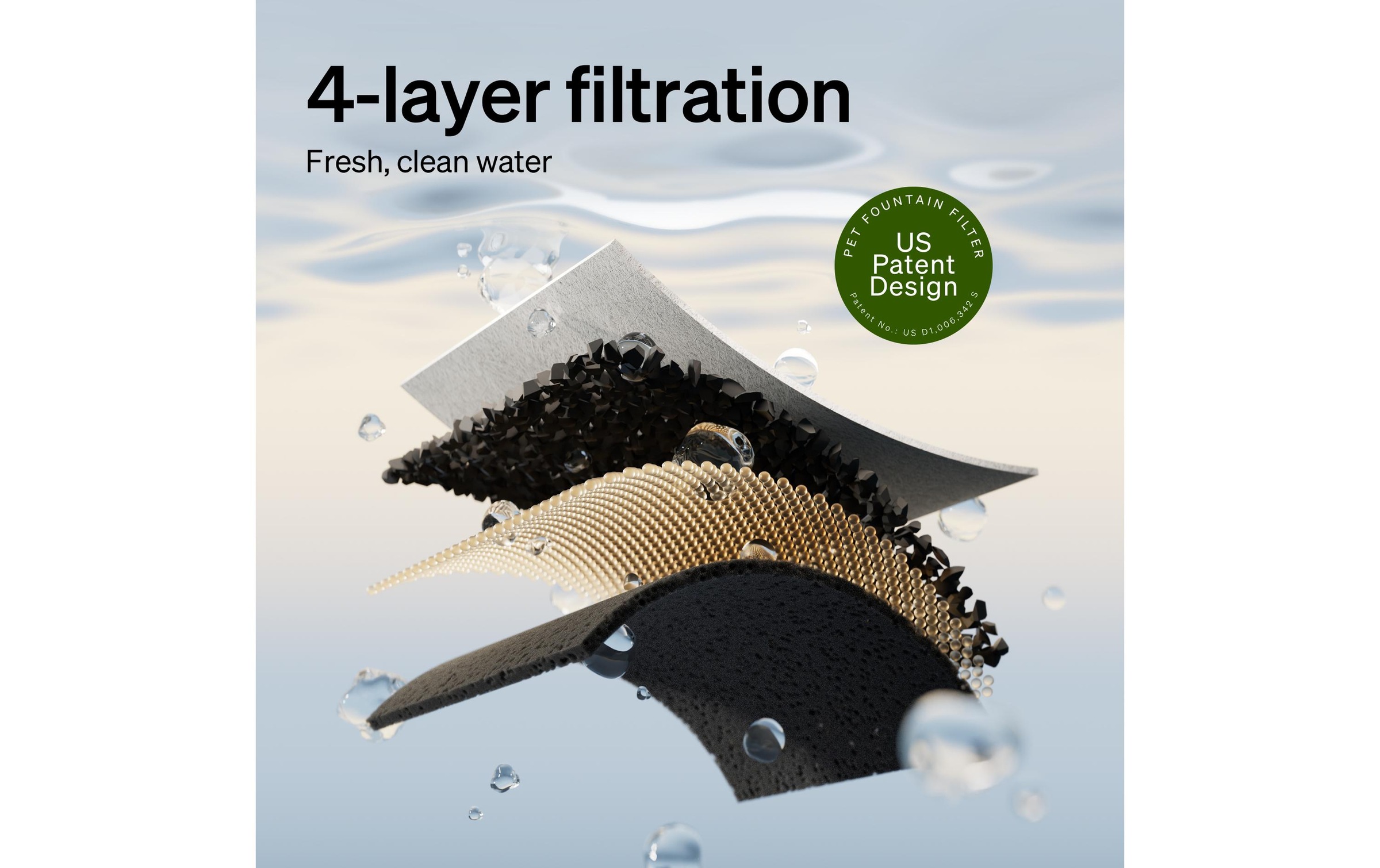   Fontaine à boire »Petlibro Dockstream RFID Smart Fountain 3 l« Automatischer Trinkbrunnen