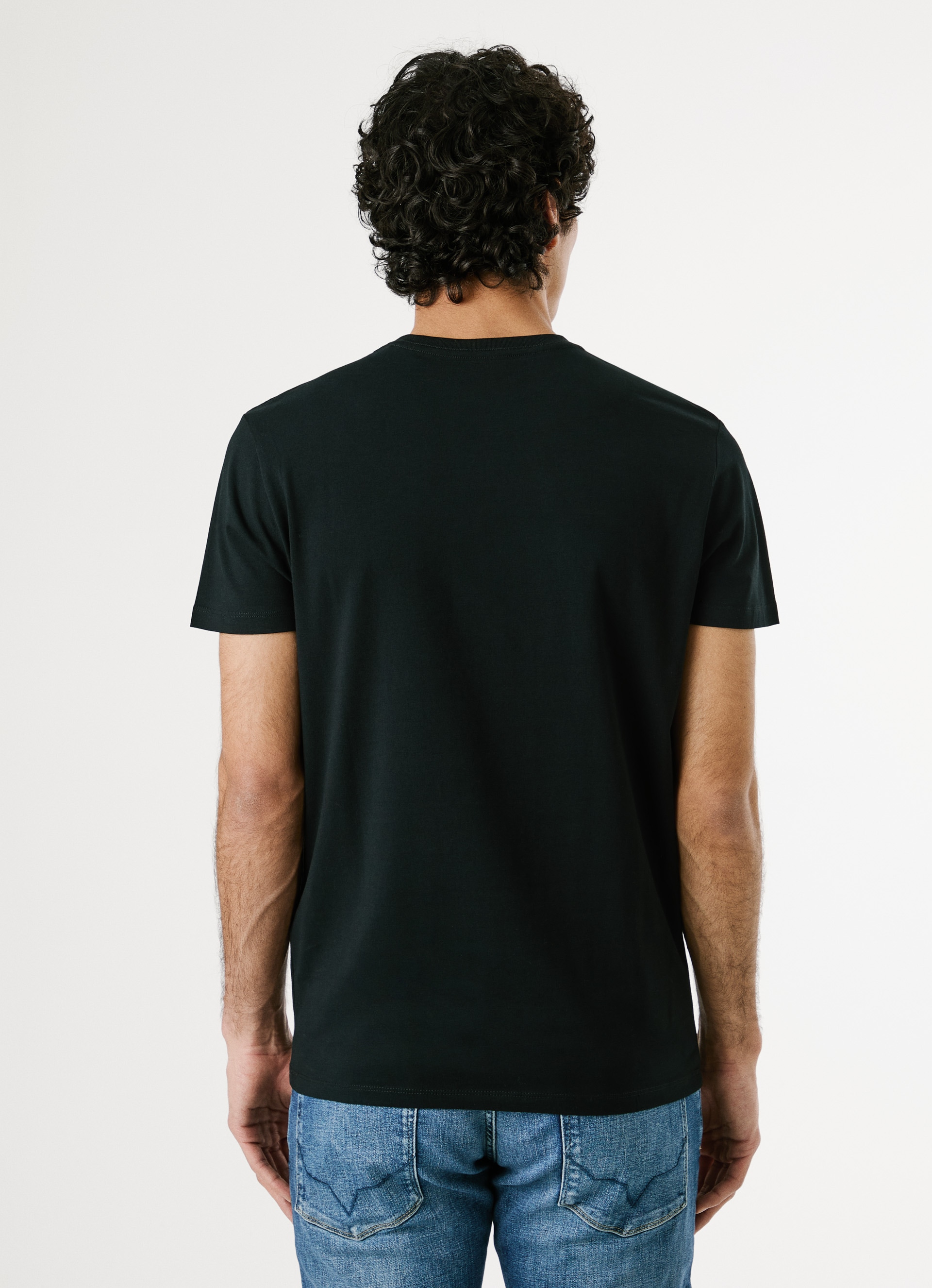 Pepe Jeans T-shirt avec imprimé de marque à l'avant