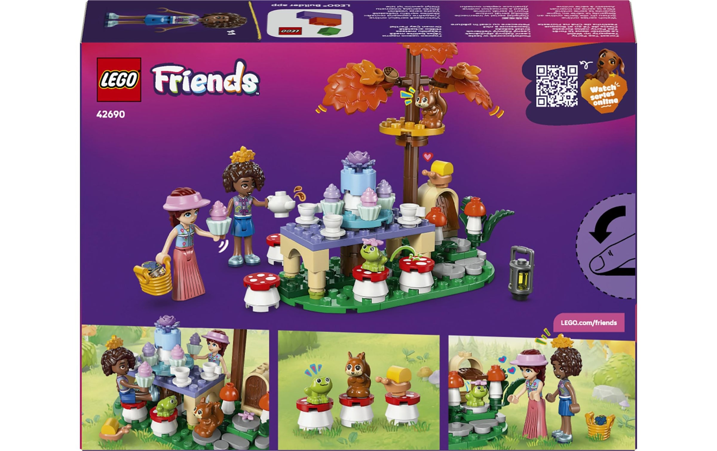 LEGO® Konstruktionsspielsteine »Teeparty im Wald (42690), LEGO Friends« Made in Europe