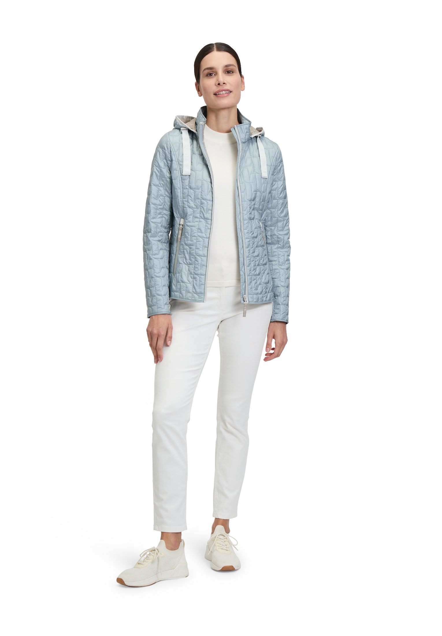 Gil Bret Steppjacke, mit Kapuze, mit Kapuze und Reissverrschluss