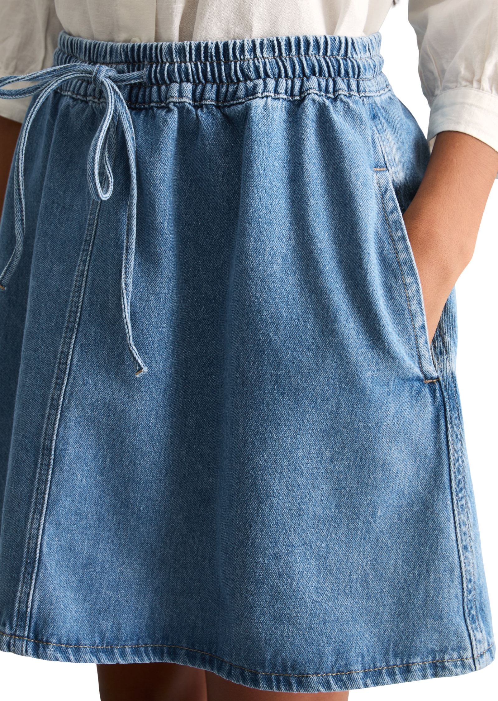 Marc O'Polo DENIM Jupe en jean forme A en coton biologique pur