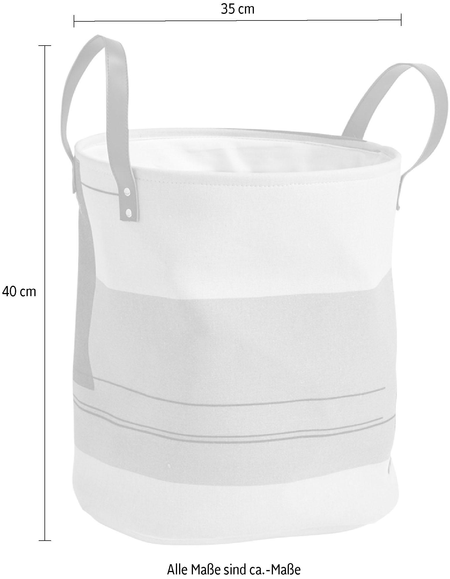 Zeller Present Aufbewahrungskorb »Modern« aus hochwertiger Leine hergestellt