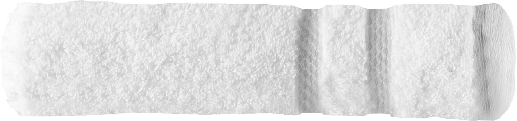 Egeria Gästehandtuch »Micro Touch«, (1 St.), Streifenbordüre, extrem saugfähig & flauschig, 100% Baumwolle